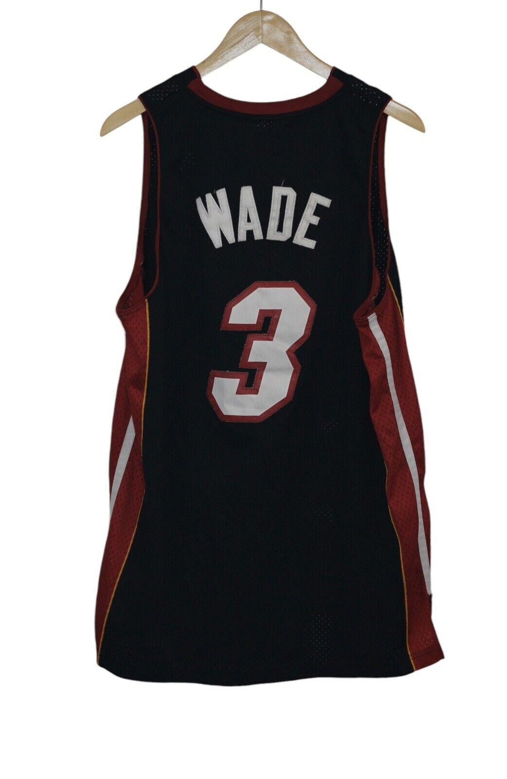 Adidas Adidas Miami Heat Dwayne Wade Jersey Size Medium Size ONE SIZE - 2 Thumbnail