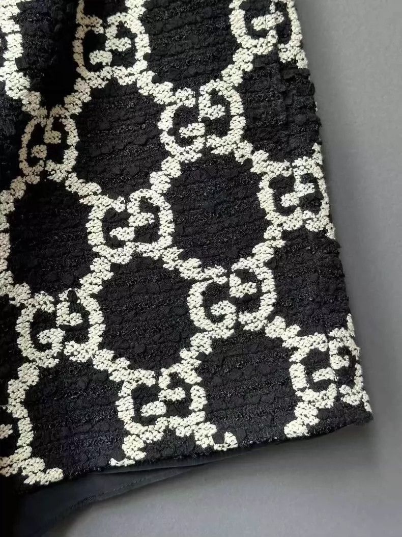 Gucci gucci black and white patterned shorts Size US 26 / EU 42 - 3 Thumbnail