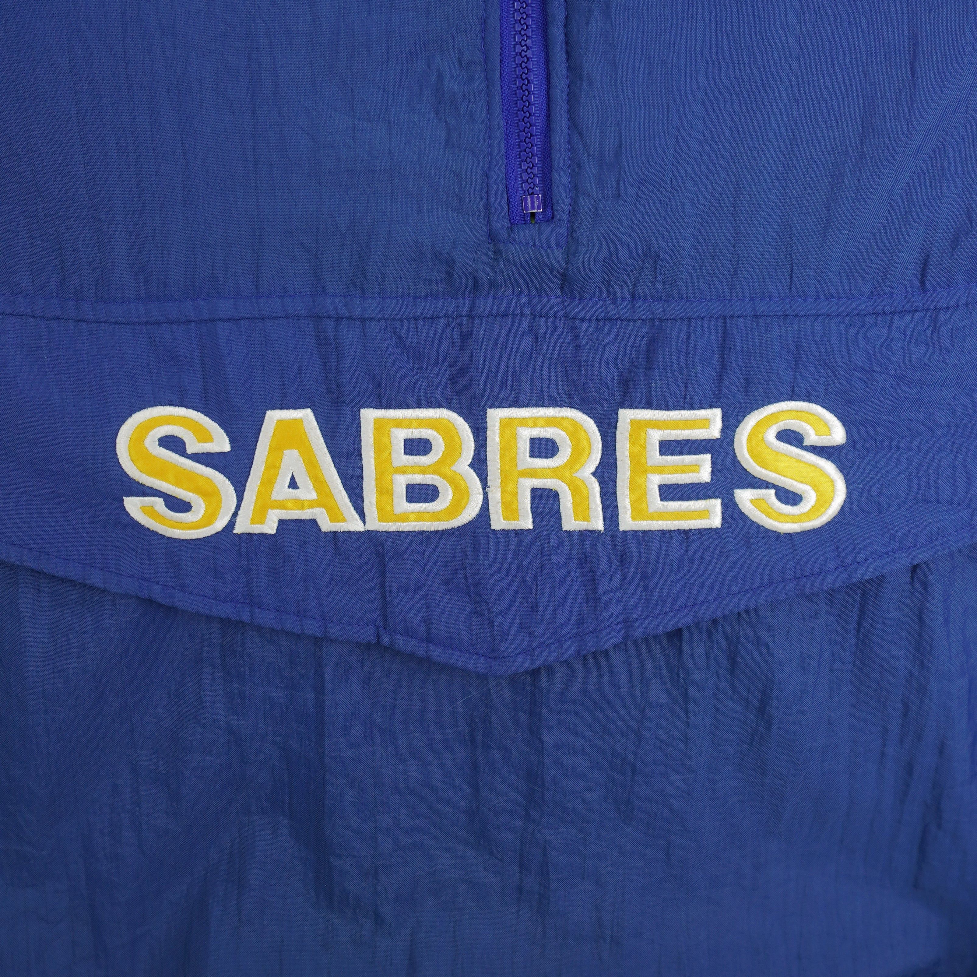 Starter Buffalo Sabres Hooded Pullover Jacket 1990s Size US XL / EU 56 / 4 - 5 Thumbnail
