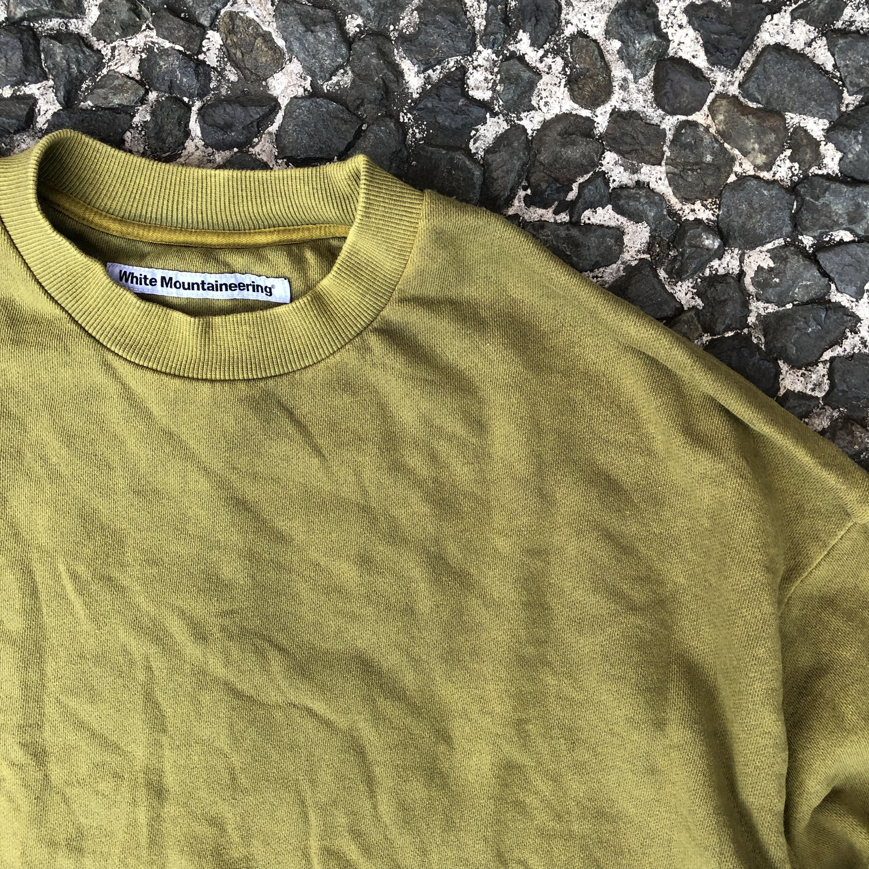 White Mountaineering White Mountaineering Garment Dye Sweat Pullover (Green) Size US M / EU 48-50 / 2 - 1 Thumbnail