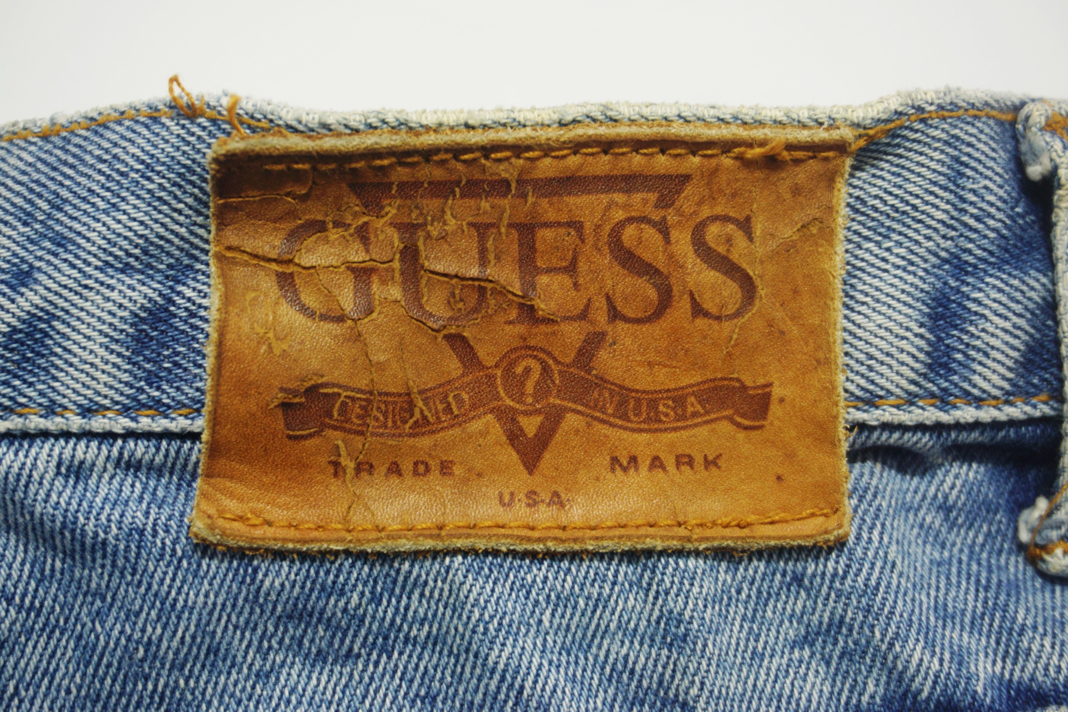 Georges Marciano Guess Jeans by Georges Marciano Loose Fit Baggy Blue Jeans Size US 33 - 5 Thumbnail
