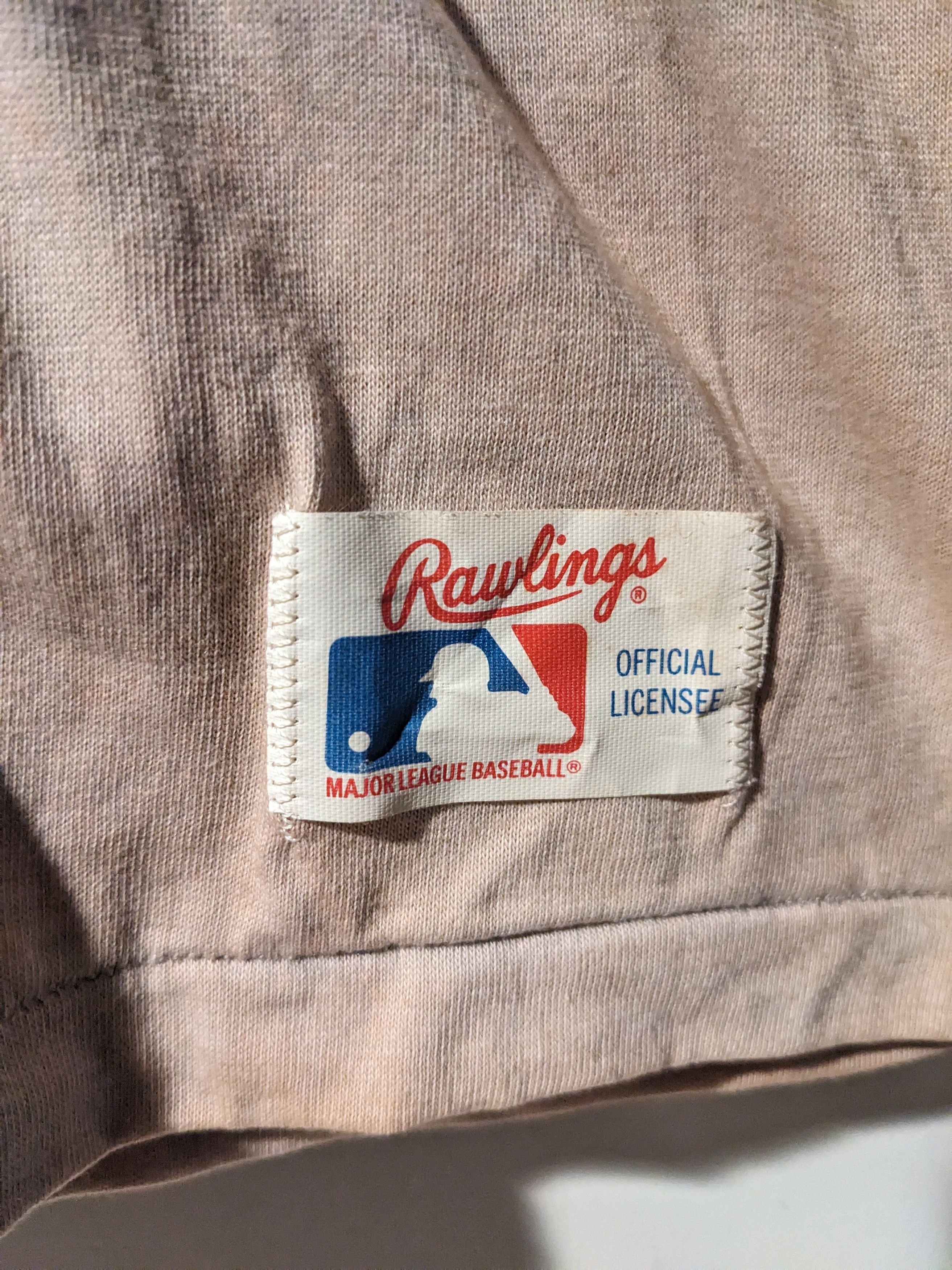 MLB × Vintage Vintage 80s Oakland Athletics Rawlings YOUTH X-Large T-Shirt Size US XL / EU 56 / 4 - 2 Thumbnail