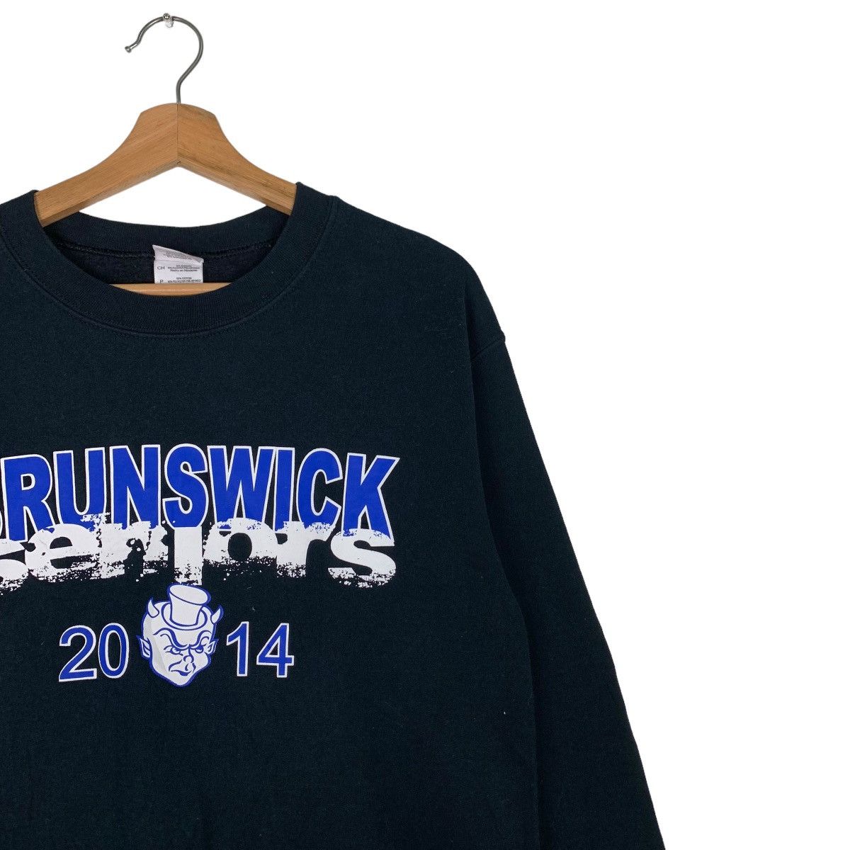 Gildan BRUNSWICK SENIORS 2014 BIG LOGO SWEATSHIRTS #0762-C35 Size US S / EU 44-46 / 1 - 5 Thumbnail