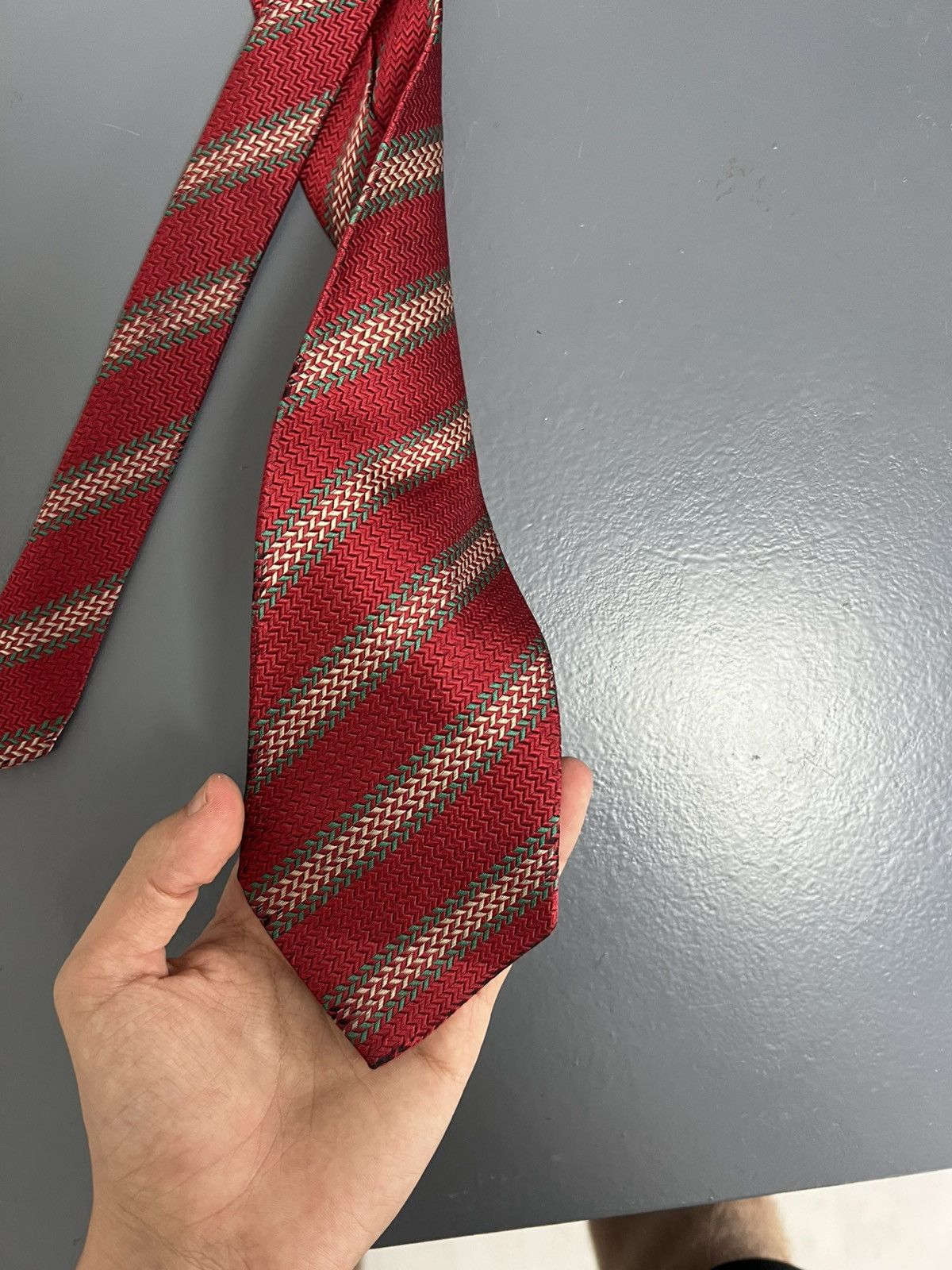 Bally Vintage Bally Switzerland 100% Silk Necktie Luxury Italy Size ONE SIZE - 10 Thumbnail