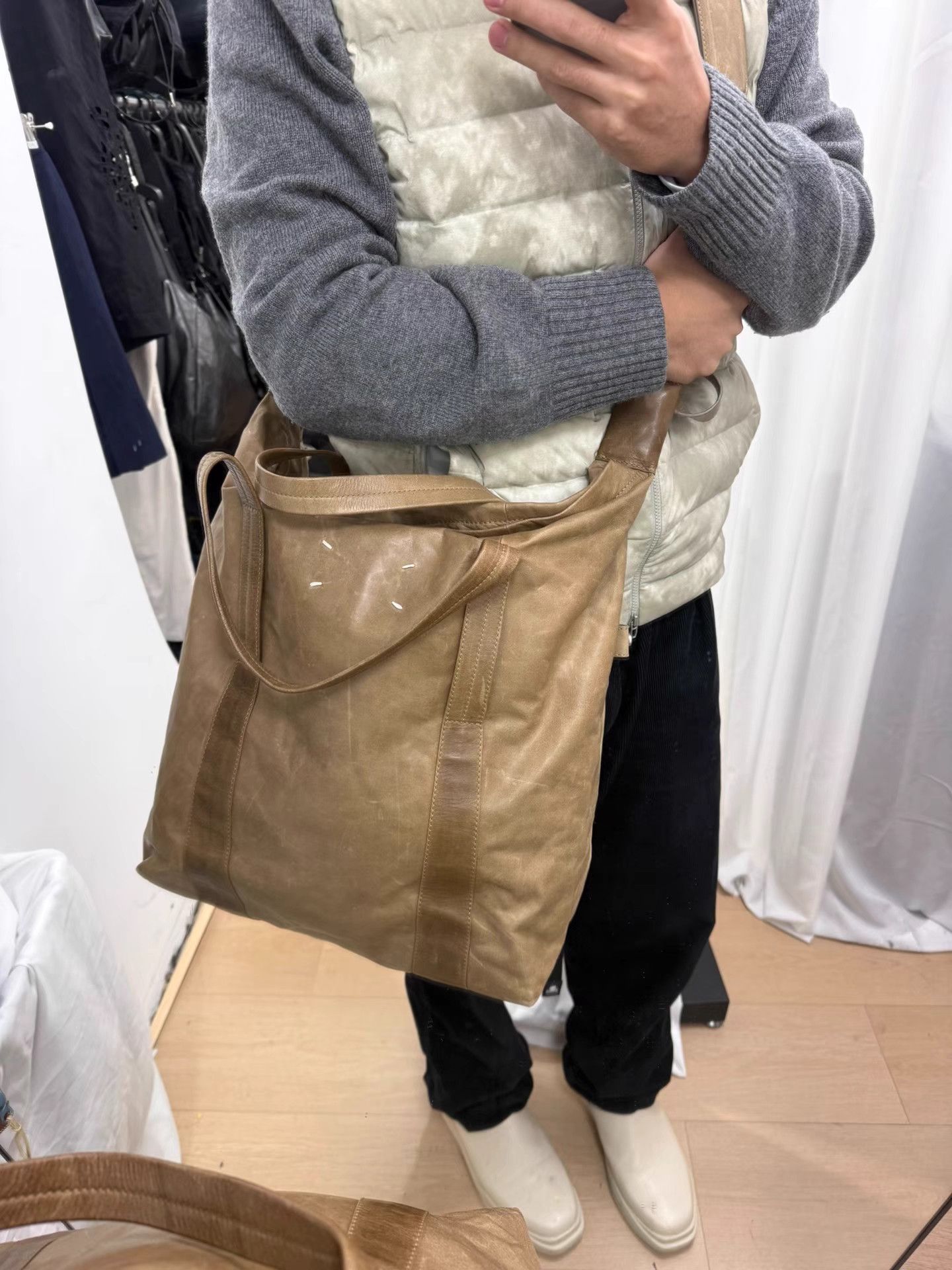 Maison Margiela Maison Margiela Boston Handbag K20 Size ONE SIZE - 7 Thumbnail