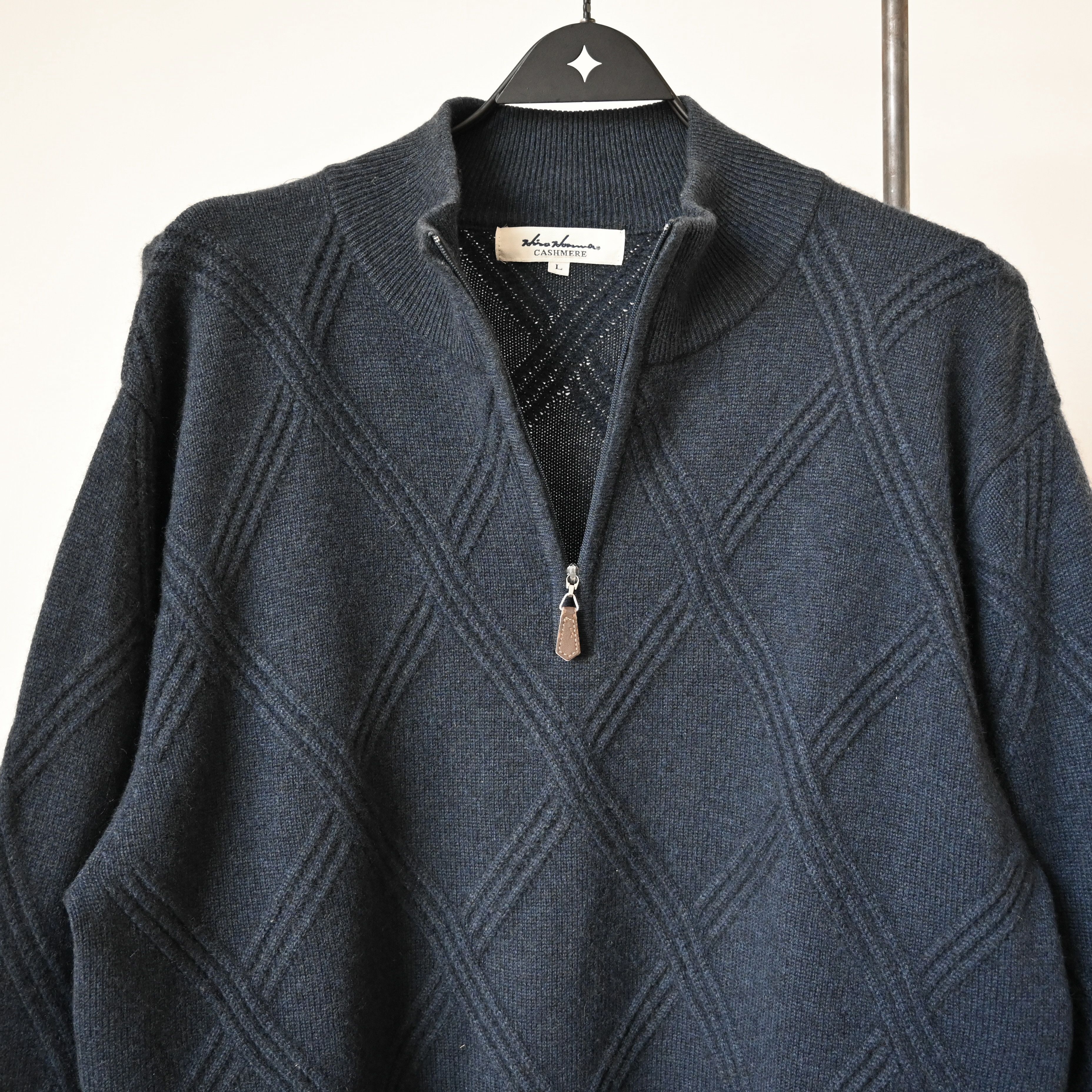 Japanese Brand 2000s Hiro Homma pure cashmere sweater, made in Japan Size US L / EU 52-54 / 3 - 6 Thumbnail