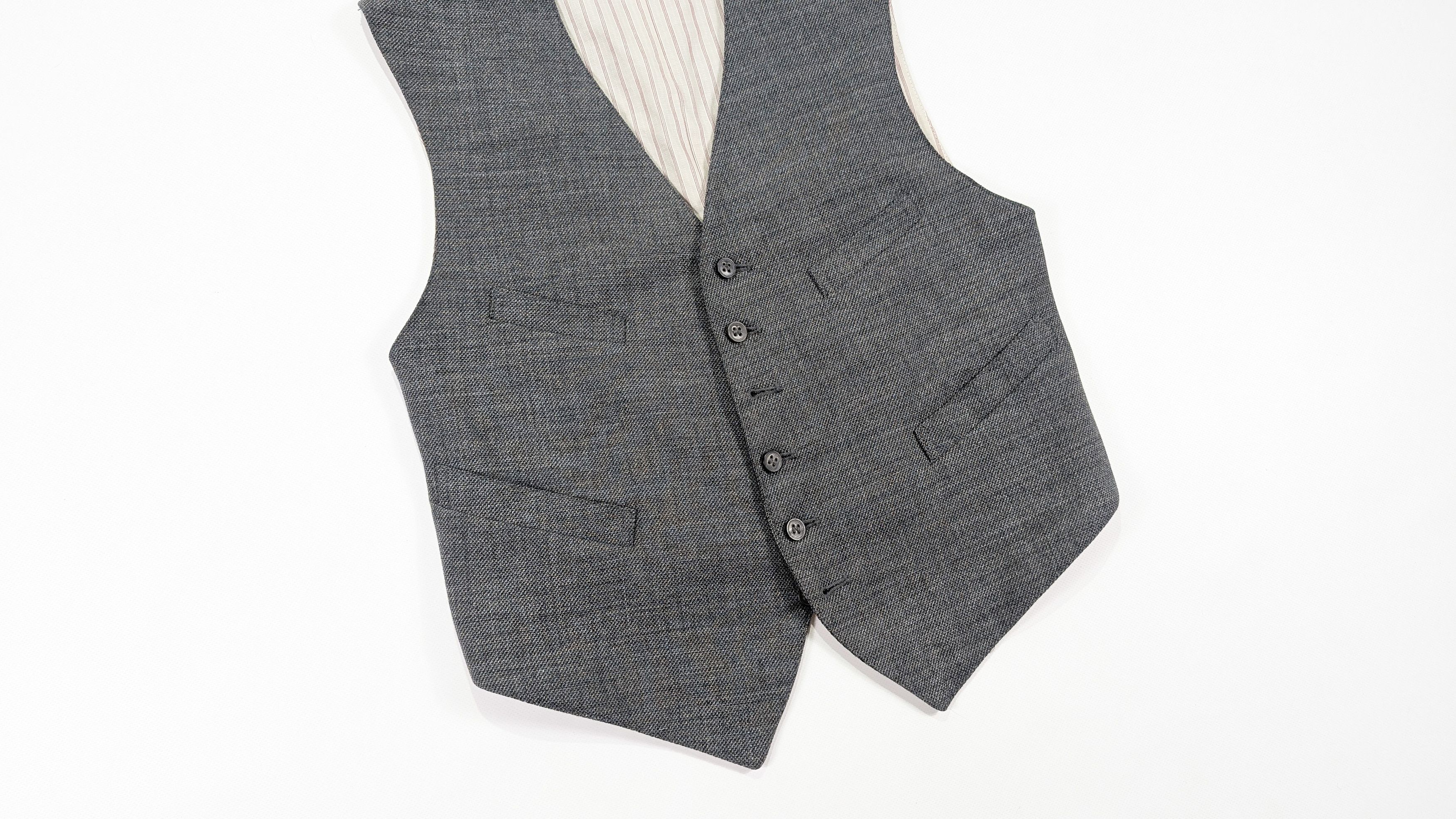 Nicolo Ceschi Berrini Nicolo Ceschi Berrini Linen Vest Size 48 Size 38R - 3 Thumbnail