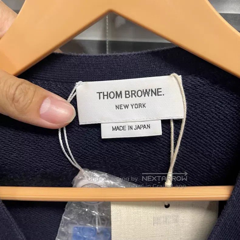 Thom Browne Thom Browne Dark Blue Knit Open Cardigan Size US XL / EU 56 / 4 - 3 Thumbnail