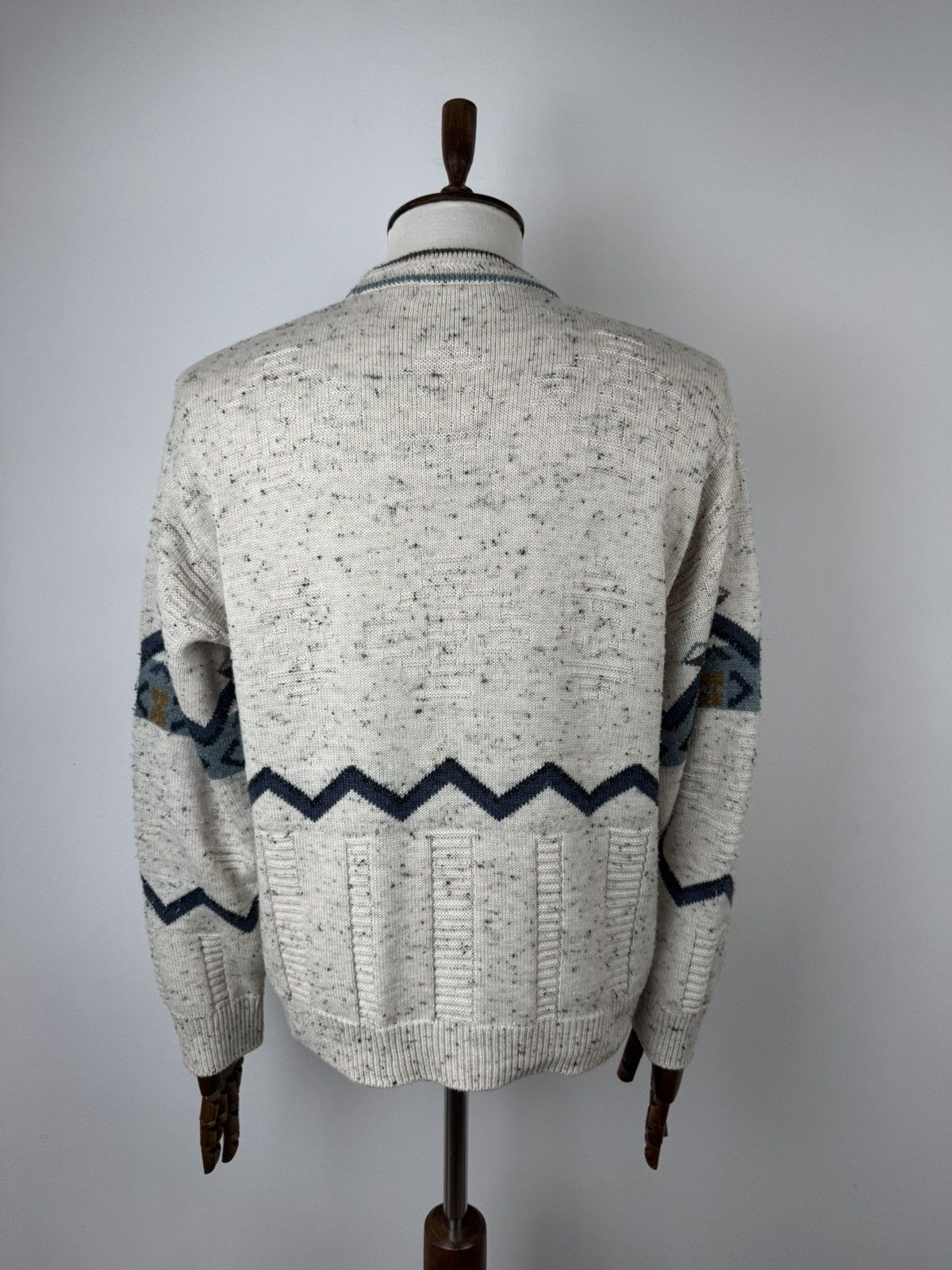 Marks & Spencer × Vintage Vintage Marks Spencer Abstract Pattern Sweater Pullover Size US M / EU 48-50 / 2 - 4 Thumbnail