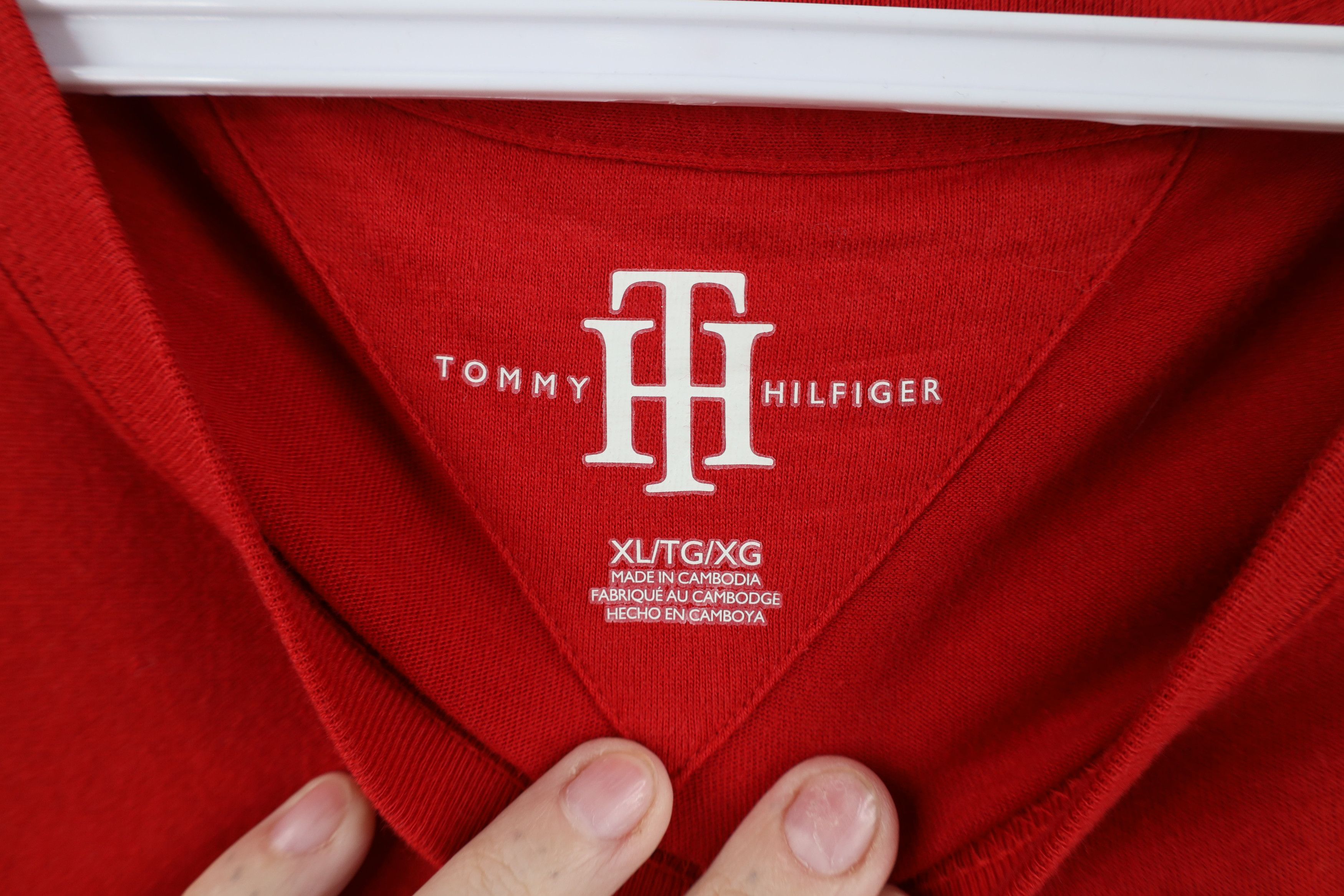 Tommy Hilfiger Vintage Y2K Tommy Hilfiger Spell Crest Short Sleeve T-Shirt Size US XL / EU 56 / 4 - 7 Thumbnail