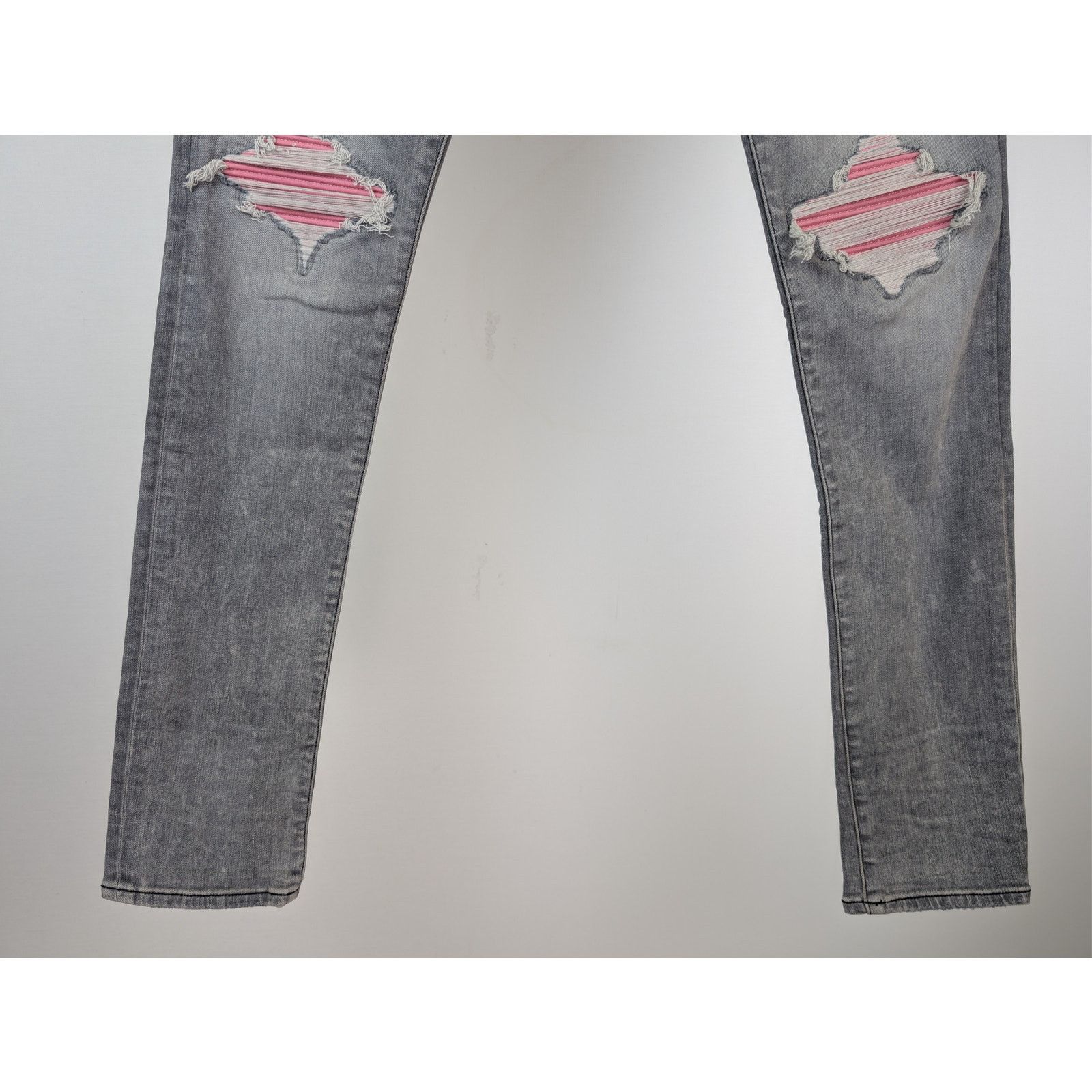 Amiri o1rshd1 Ultrasuede MX1 Denim Jeans in Concrete Grey Size US 29 - 4 Thumbnail