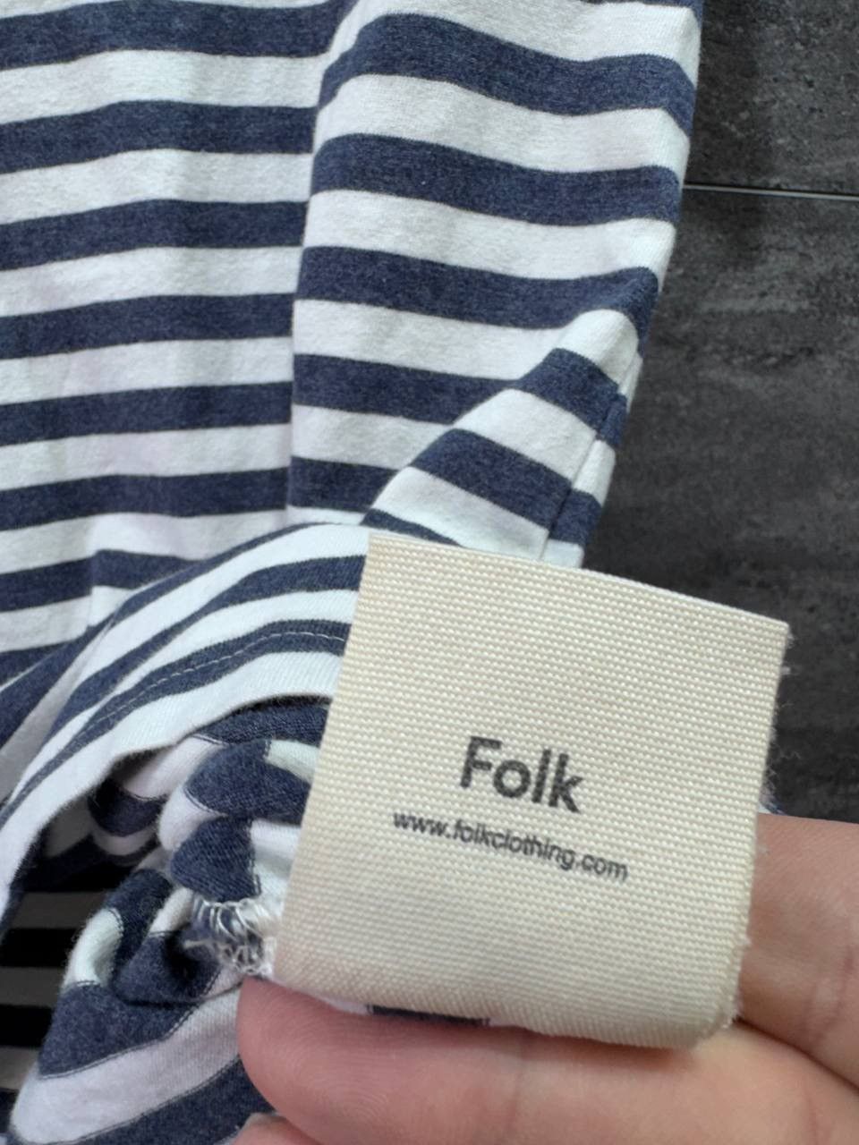 Folk Folk Striped T-Shirt Size S Size US S / EU 44-46 / 1 - 9 Thumbnail