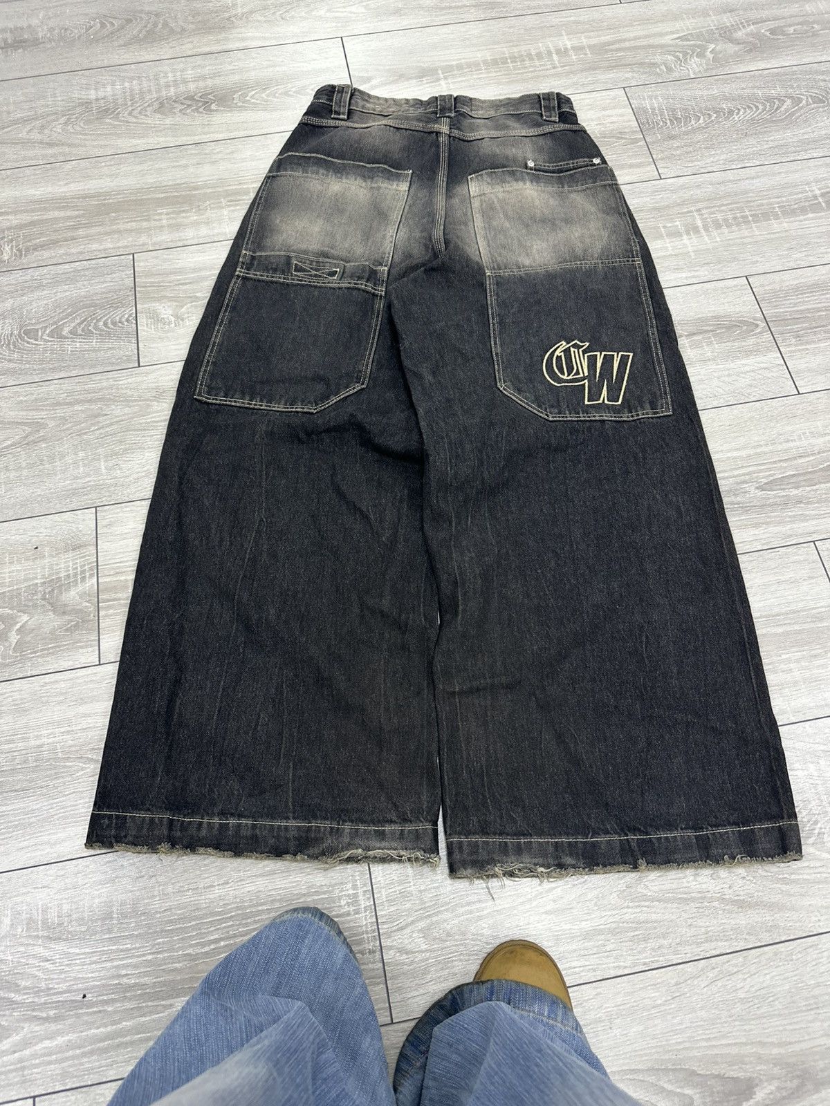 Baggy JNCO Style Jeans Japanese Brand Wide Y2K Hip Hop Rap