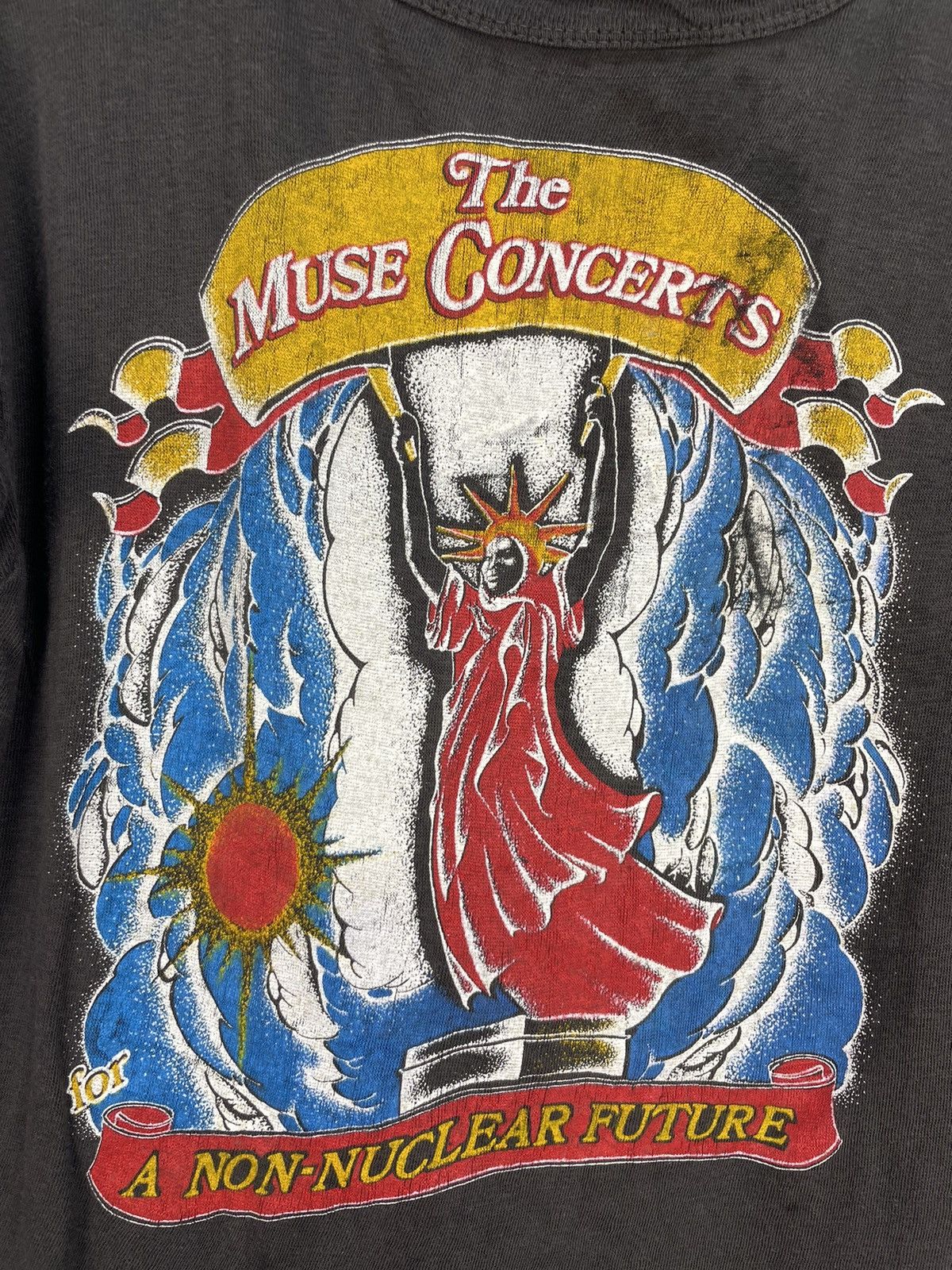 Band Tees Vintage 70s The Muse Concerts for A non Nuclear Future Size US S / EU 44-46 / 1 - 5 Thumbnail