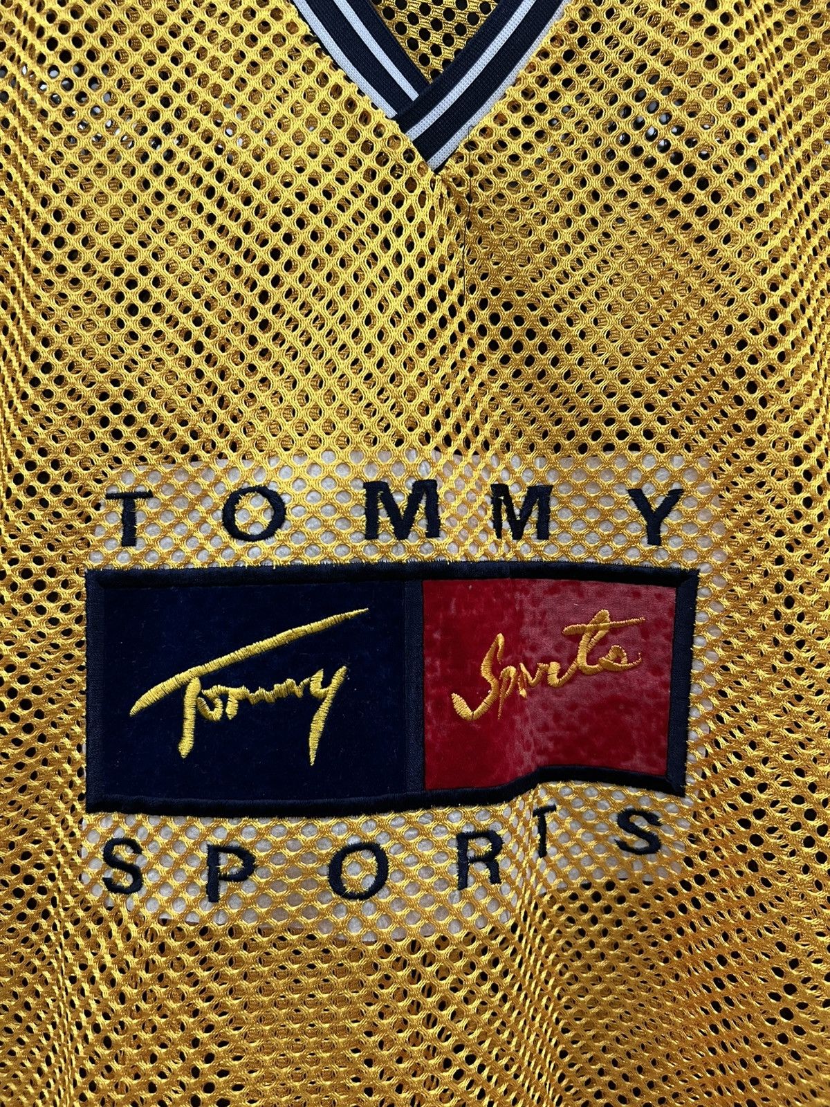 Tommy Hilfiger Vintage Tommy Sports Mesh Jersey Size US M / EU 48-50 / 2 - 2 Thumbnail