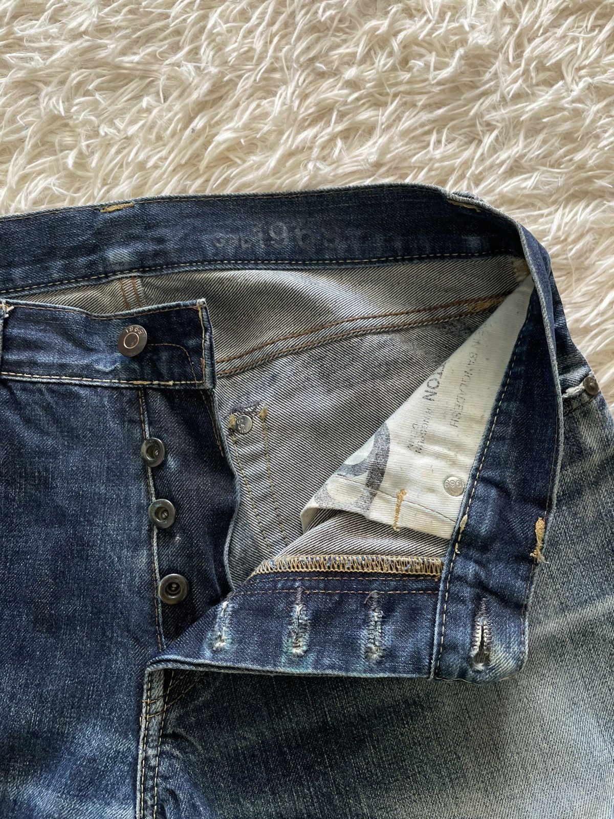 Gap Final Drop💥Rusty Distressed GAP 1969 Selvedge (UNI-04) Size US 32 / EU 48 - 17 Thumbnail