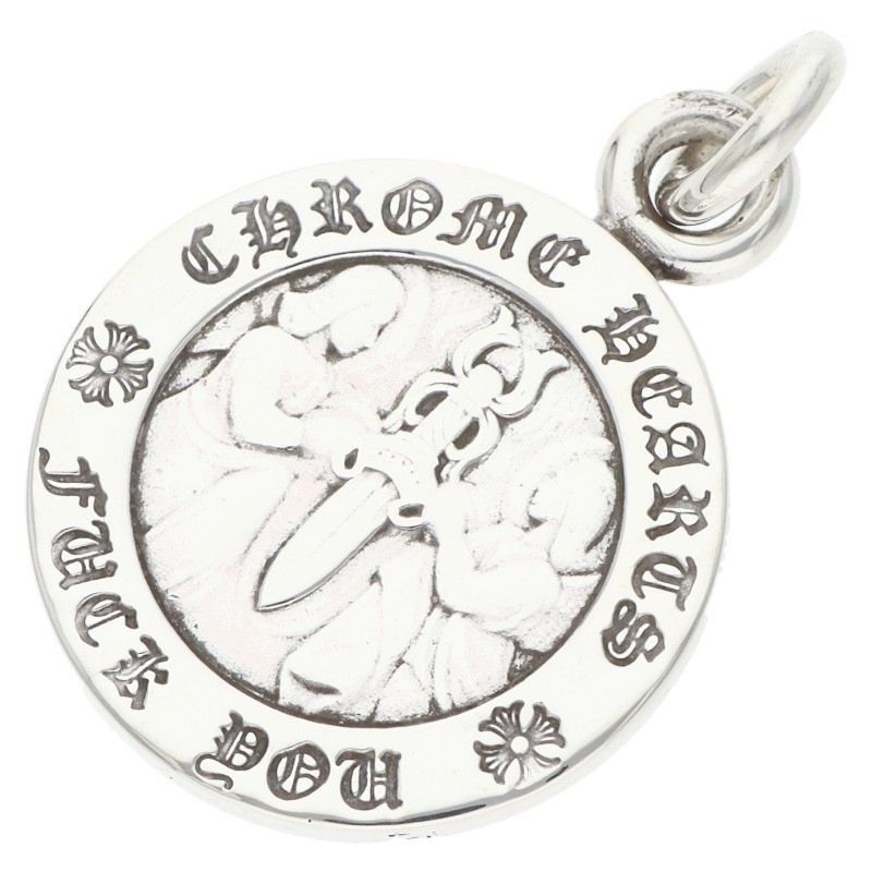 Chrome Hearts Top ANGEL MEDALwCRS BBYFAT/Angel Medal w Baby Fat