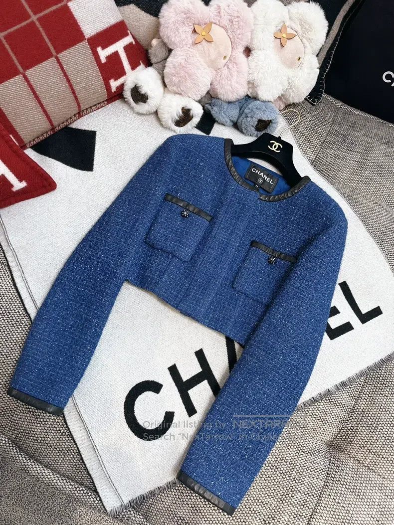 Chanel Chanel 19C Cruise Series Blue Short Jacket Size XXS / US 00 / IT 34 - 3 Thumbnail