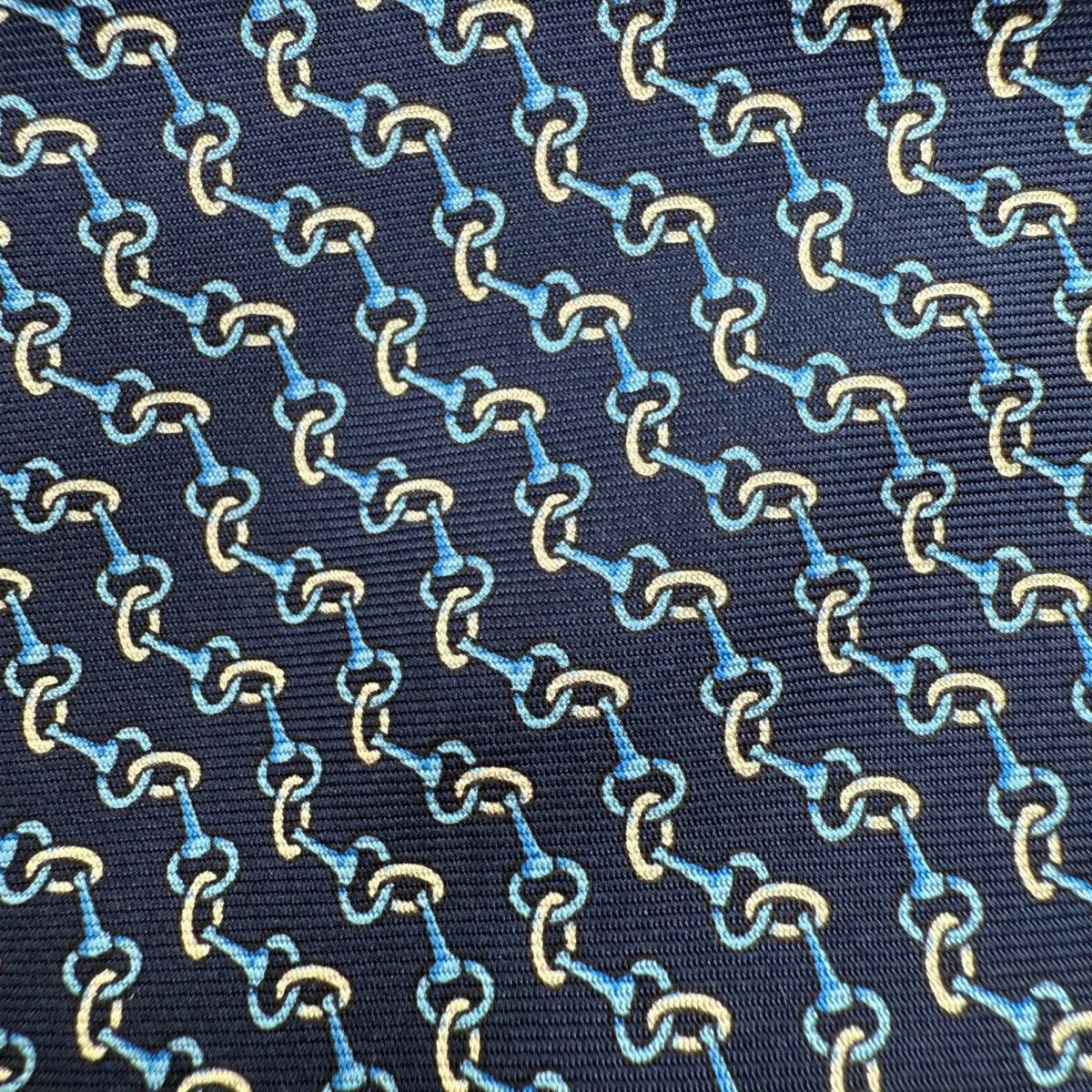 Brooks Brothers Brooks Brothers Silk Tie, Navy Bit Pattern, Made in USA Size ONE SIZE - 3 Thumbnail