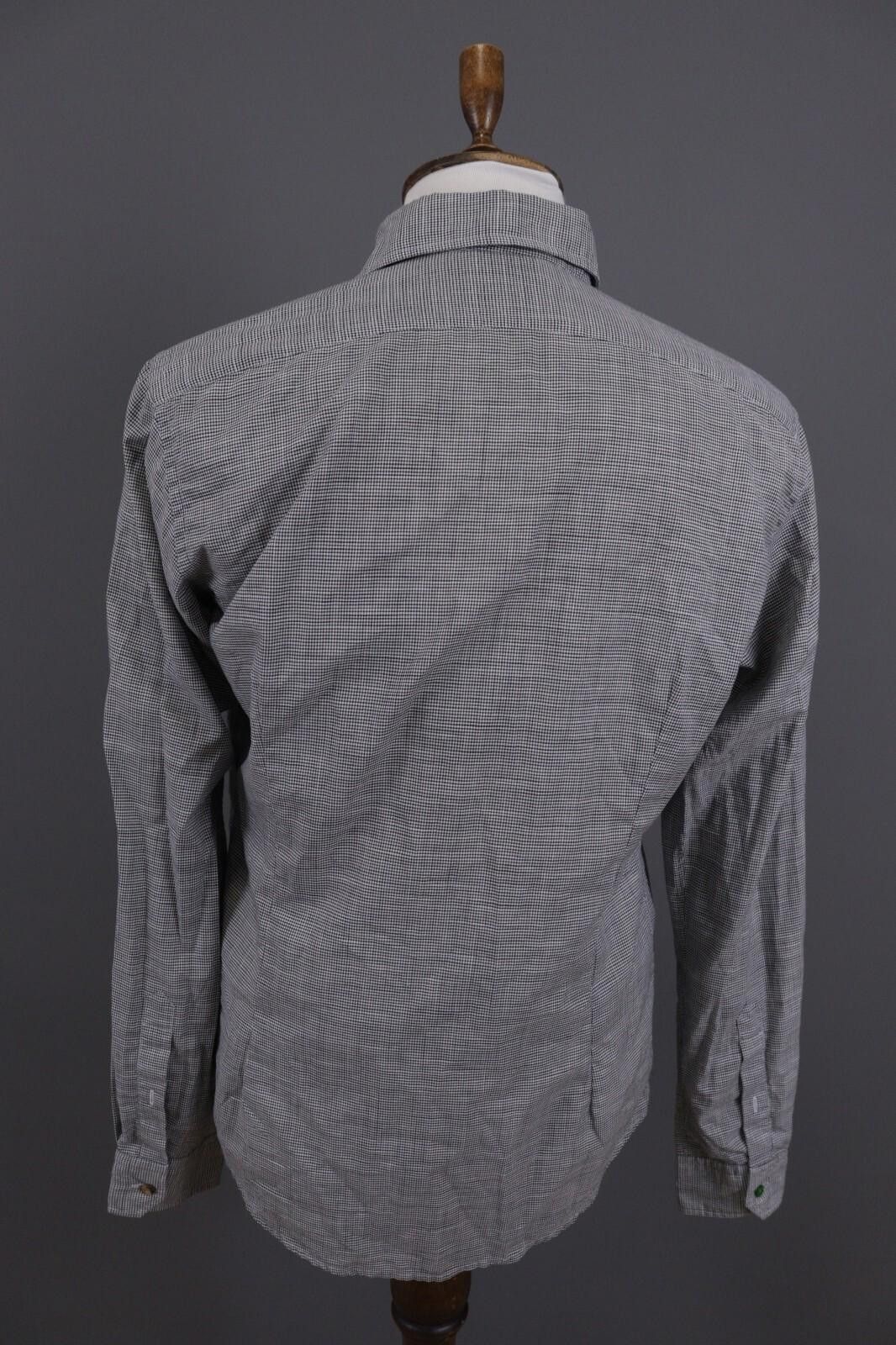Eton Eton Slim Fit Luxury Printed Gray Dress Shirt Size 42 16.5 Size US M / EU 48-50 / 2 - 9 Thumbnail
