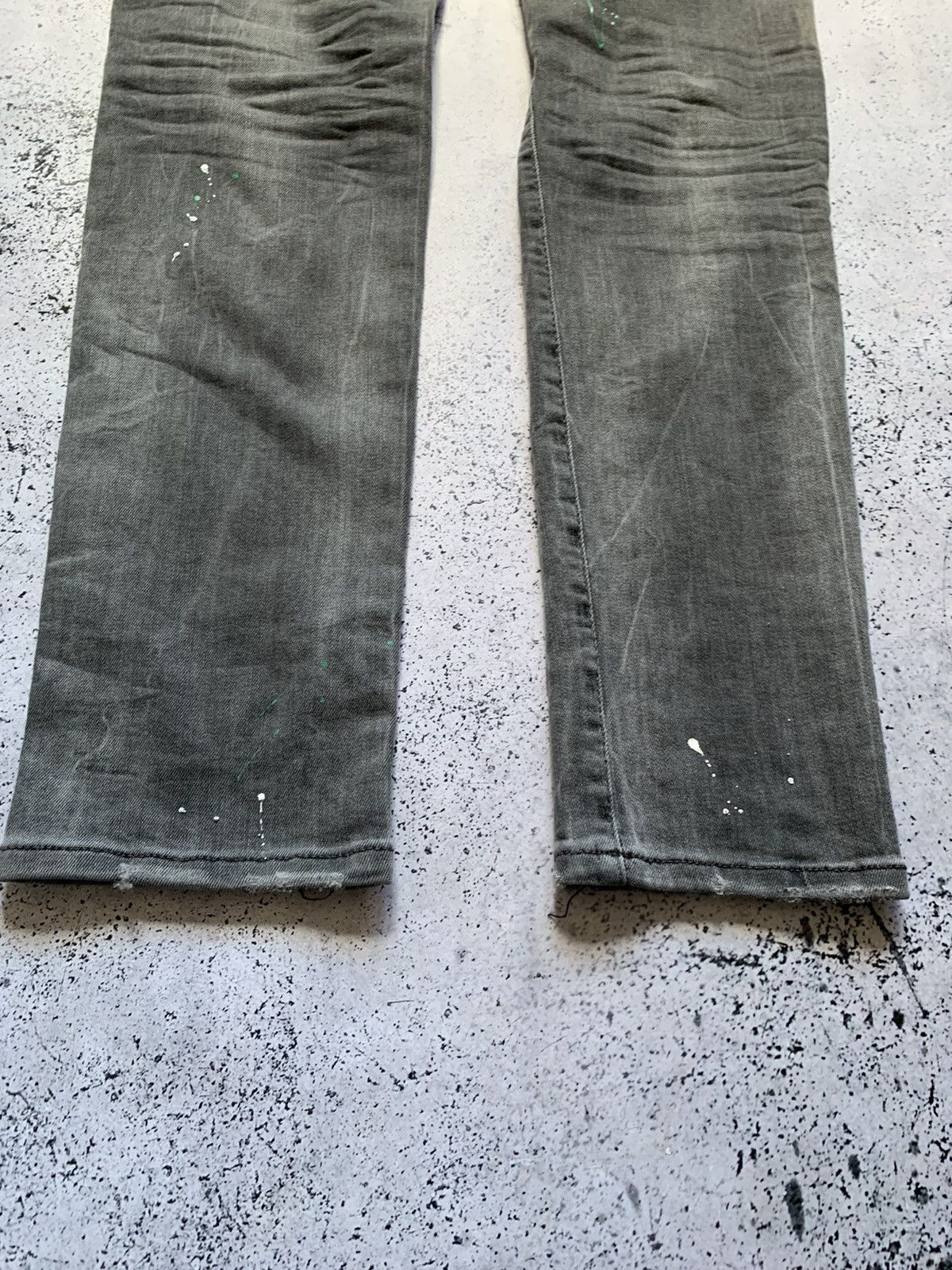 Andy Warhol × Philipp Plein Skull Denim Philipp Plein Distressed Fabric Dsquared Style Size US 33 - 7 Thumbnail