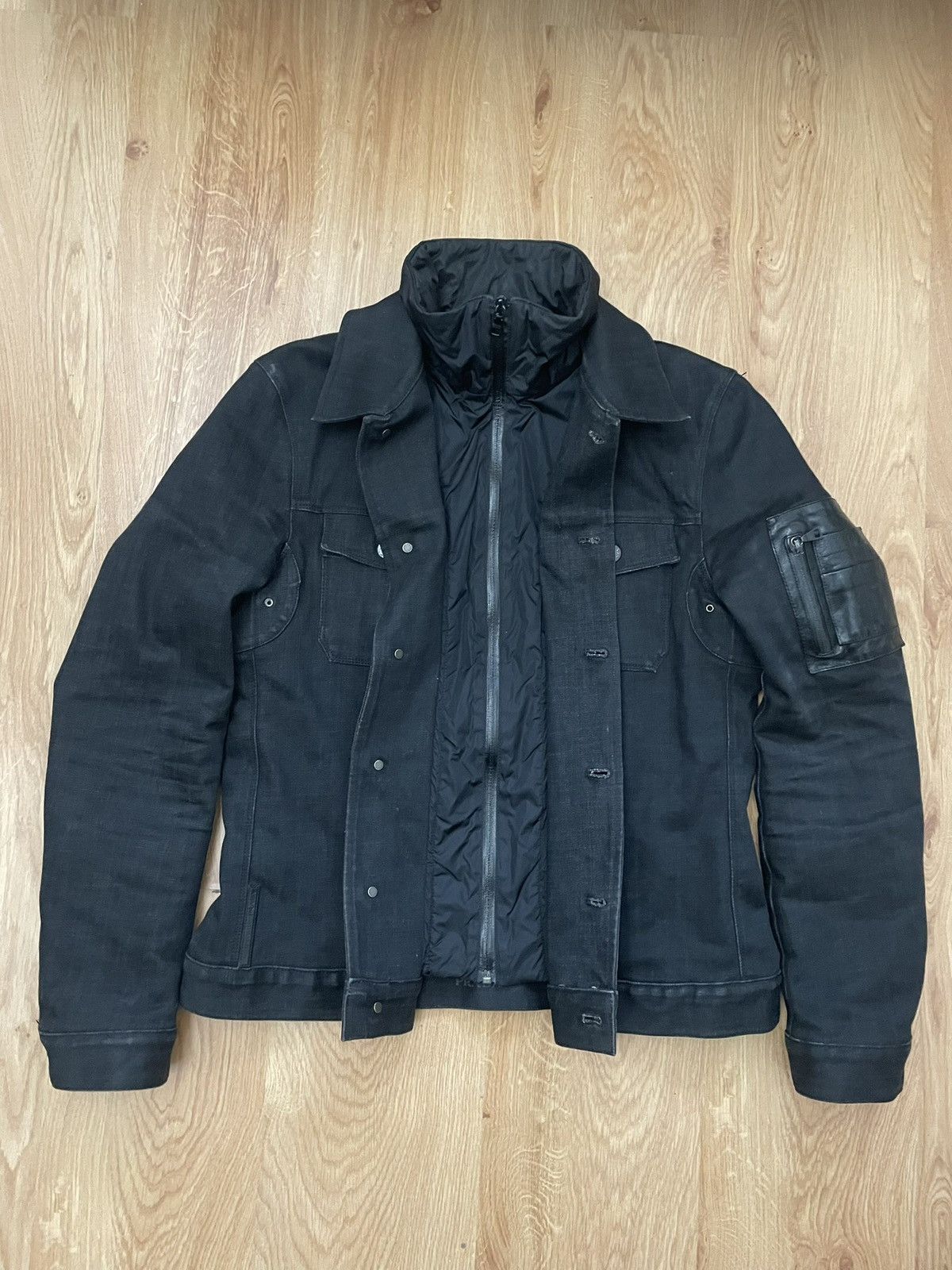 Prada Prada nylon jeans jacket Size US L / EU 52-54 / 3 - 1 Thumbnail