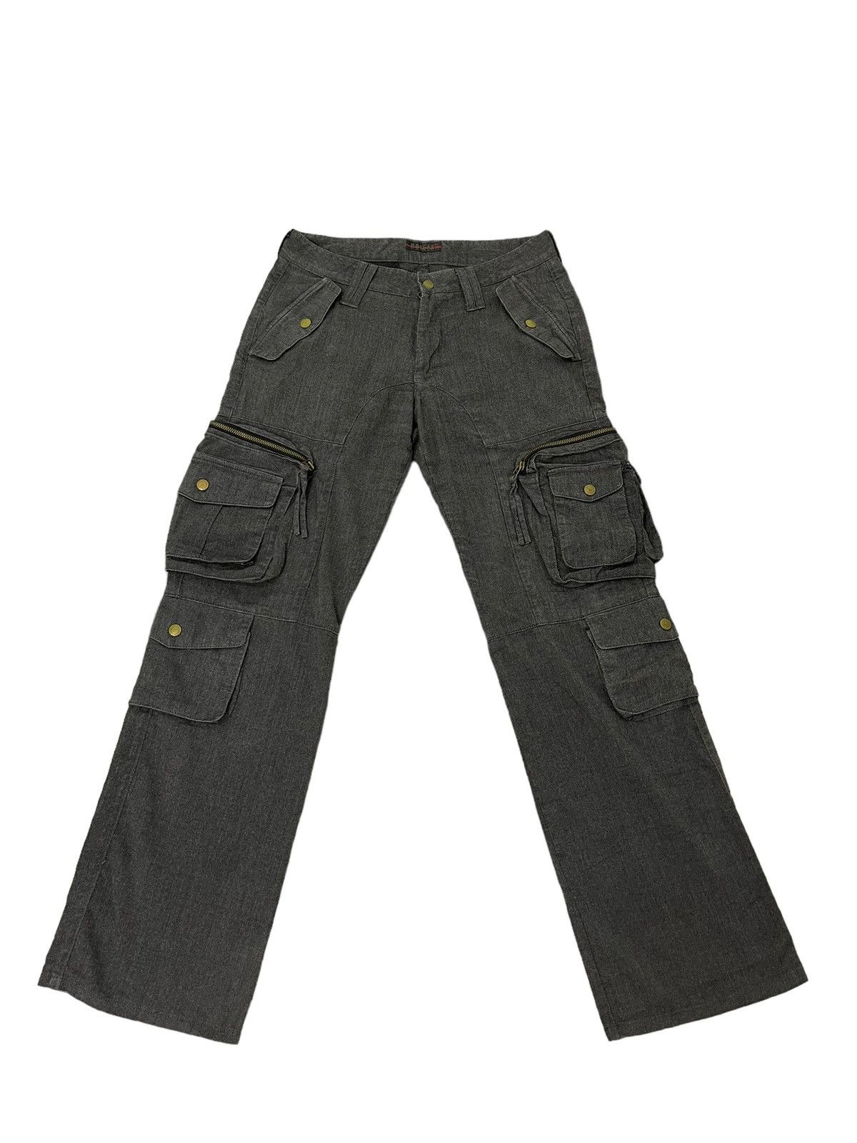 Japanese Brand Tactical Cargo Multipockets Morgan Homme Regular Fit 3🟦 Size US 29 - 1 Thumbnail