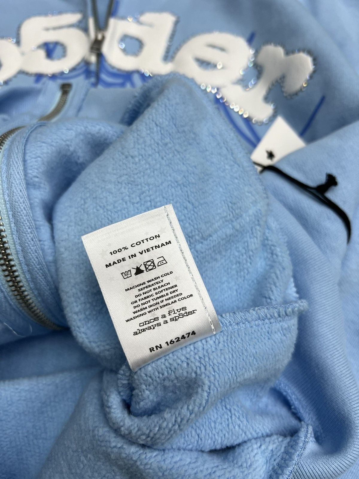 Sp5der Sp5der OG Web Zip Up Hoodie Size US M / EU 48-50 / 2 - 5 Thumbnail