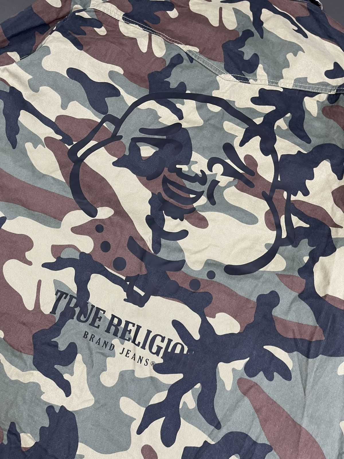 True Religion True Religion Buddha Logo Military Camo Jacket Size US M / EU 48-50 / 2 - 8 Thumbnail