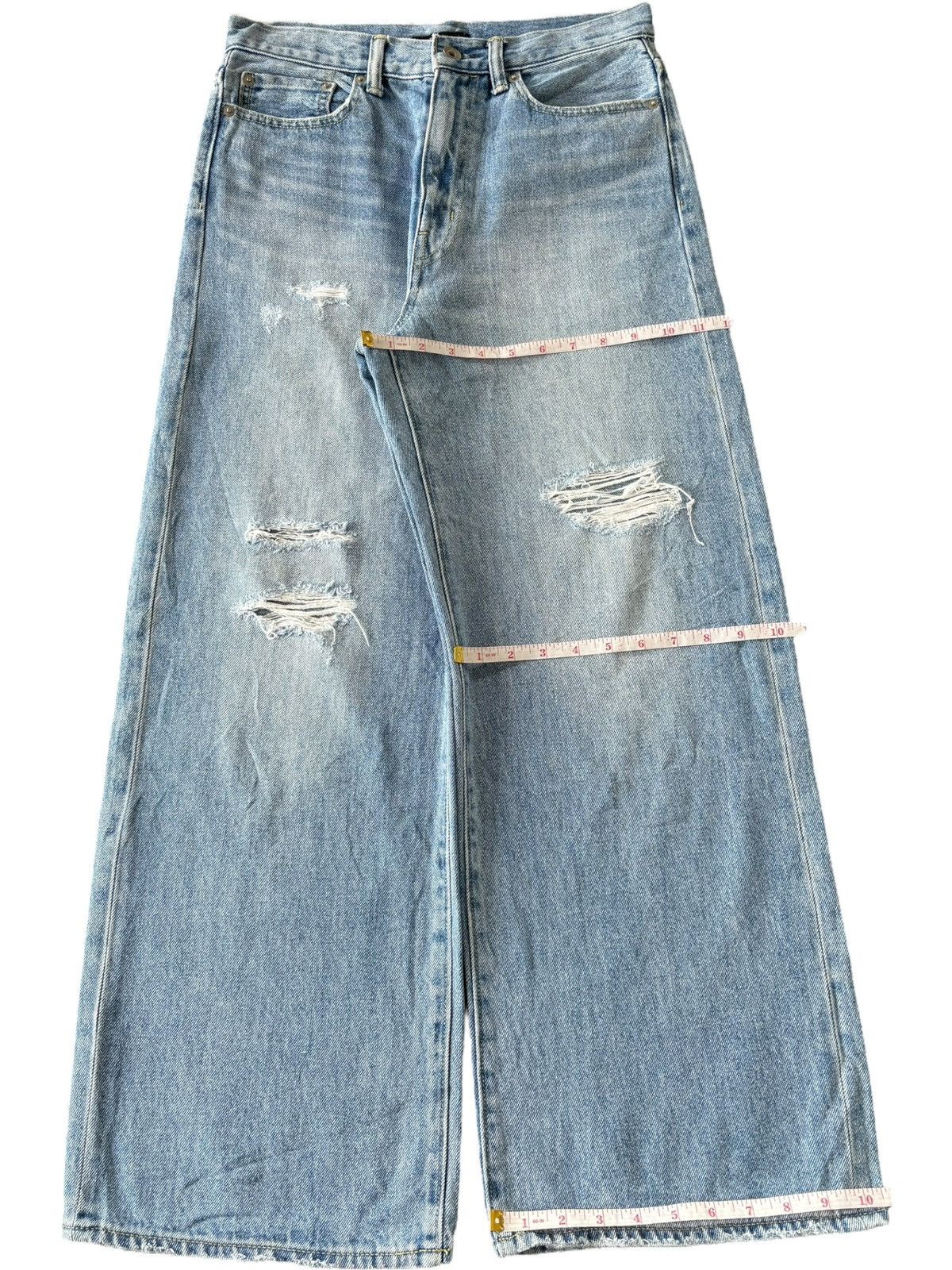 Journal Standard Vintage Journal Standard Distressed Baggy Jeans Size US 29 - 9 Thumbnail