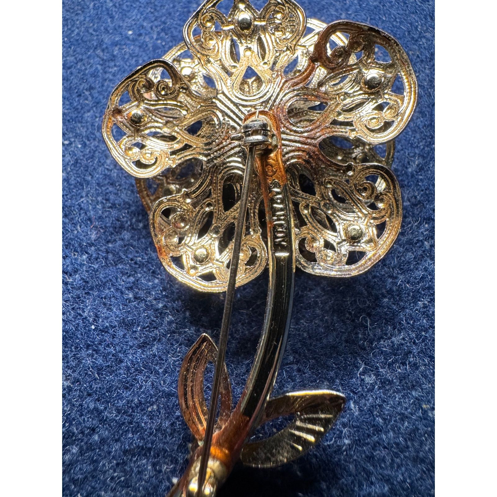 Other Vintage Sarah Coventry Rhinestone Flower Statement Brooch Size ONE SIZE - 6 Thumbnail