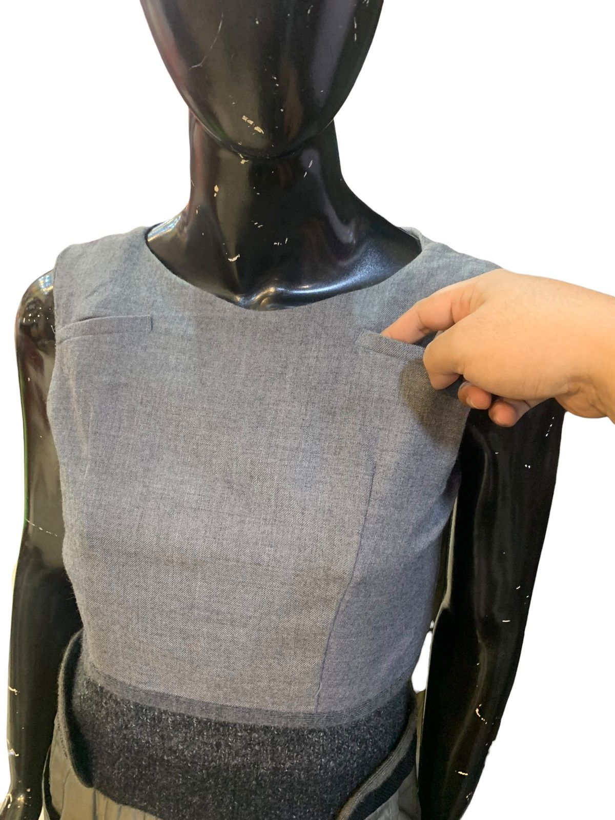 Undercover AW07 “Knit and hightech” hybrid mini dress runway Size XS / US 0-2 / IT 36-38 - 16 Thumbnail
