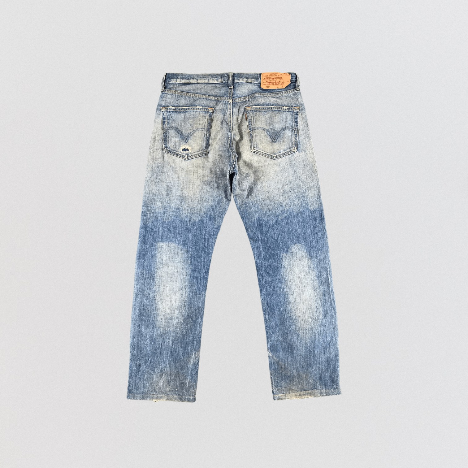 Levi's Vintage 90s Light Wash Levis 501 Jeans-JM2008 Size US 36 / EU 52 - 2 Thumbnail