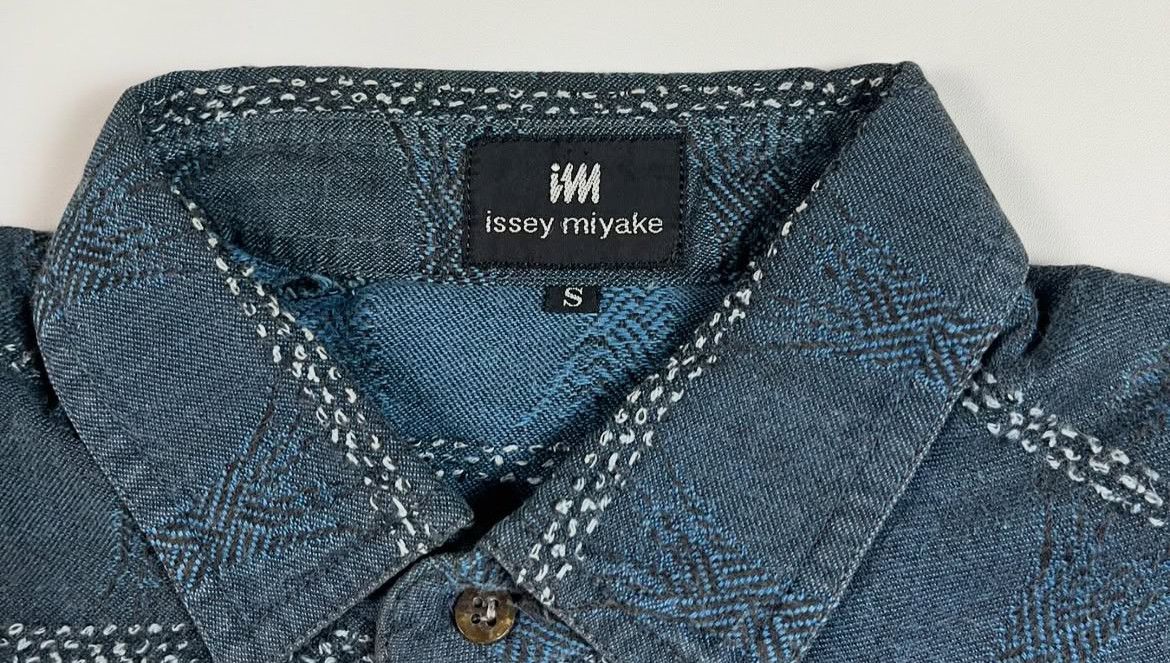 Issey Miyake 90s Issey Miyake IM Jacquard Pattern Shirt Size US M / EU 48-50 / 2 - 6 Thumbnail