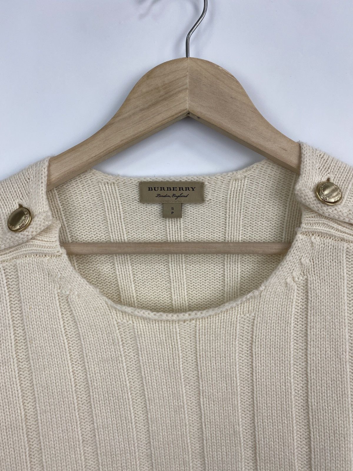 Burberry Burberry London England Cashmere Sweaters Y2K Rare Retro Size S / US 4 / IT 40 - 4 Thumbnail