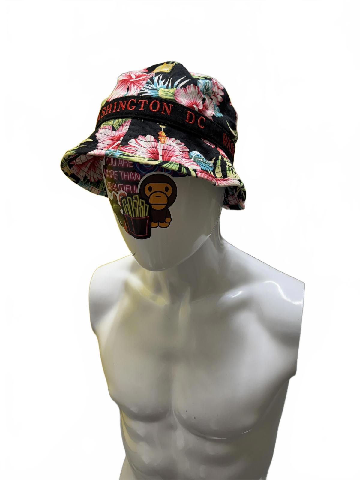 Designer Floral Pattern Washington DC Bucket Hat Size ONE SIZE - 4 Thumbnail