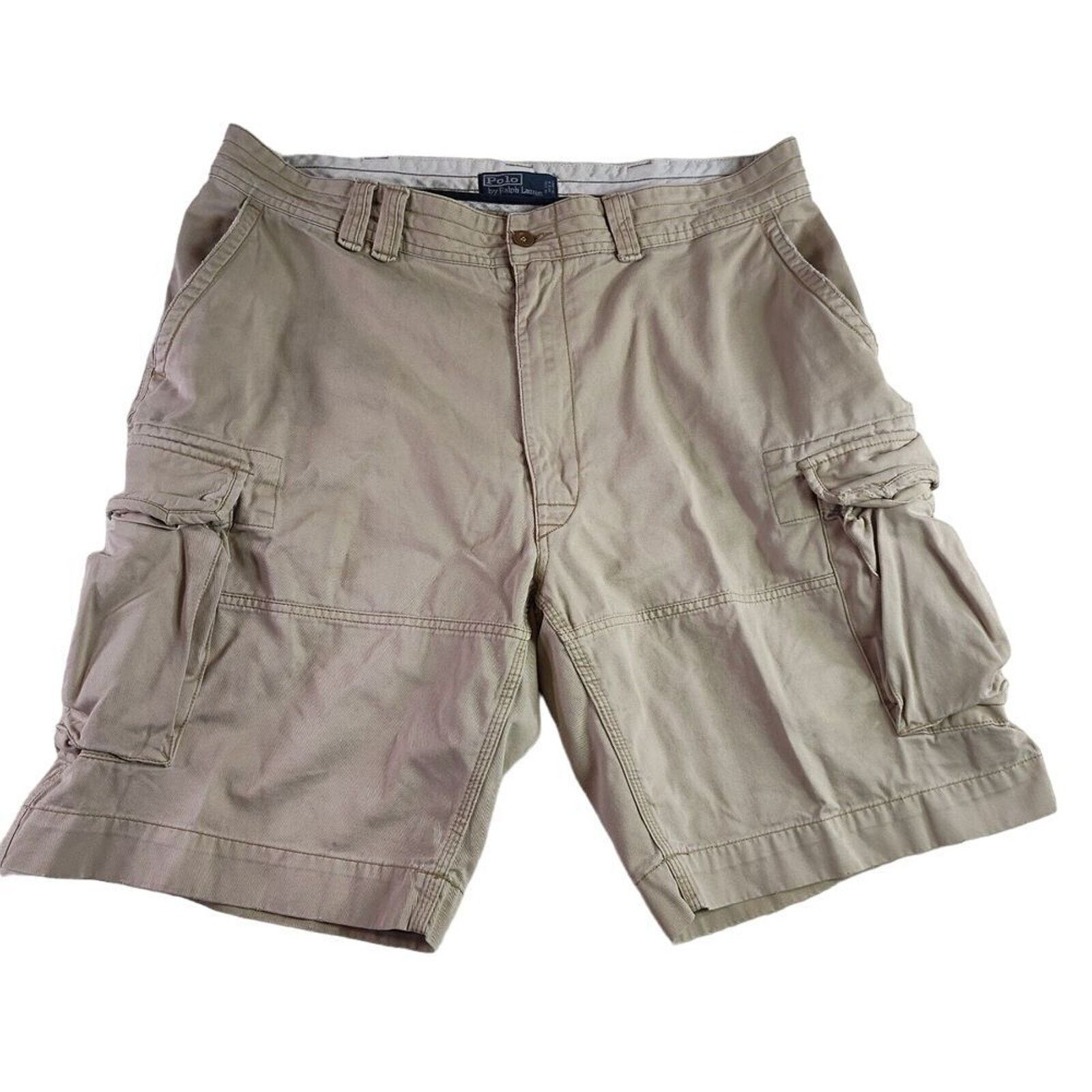 Polo Ralph Lauren Vintage Polo Ralph Lauren Cargo Shorts Mens 40 T Tall Baggy Size US 40 / EU 56 - 1 Thumbnail