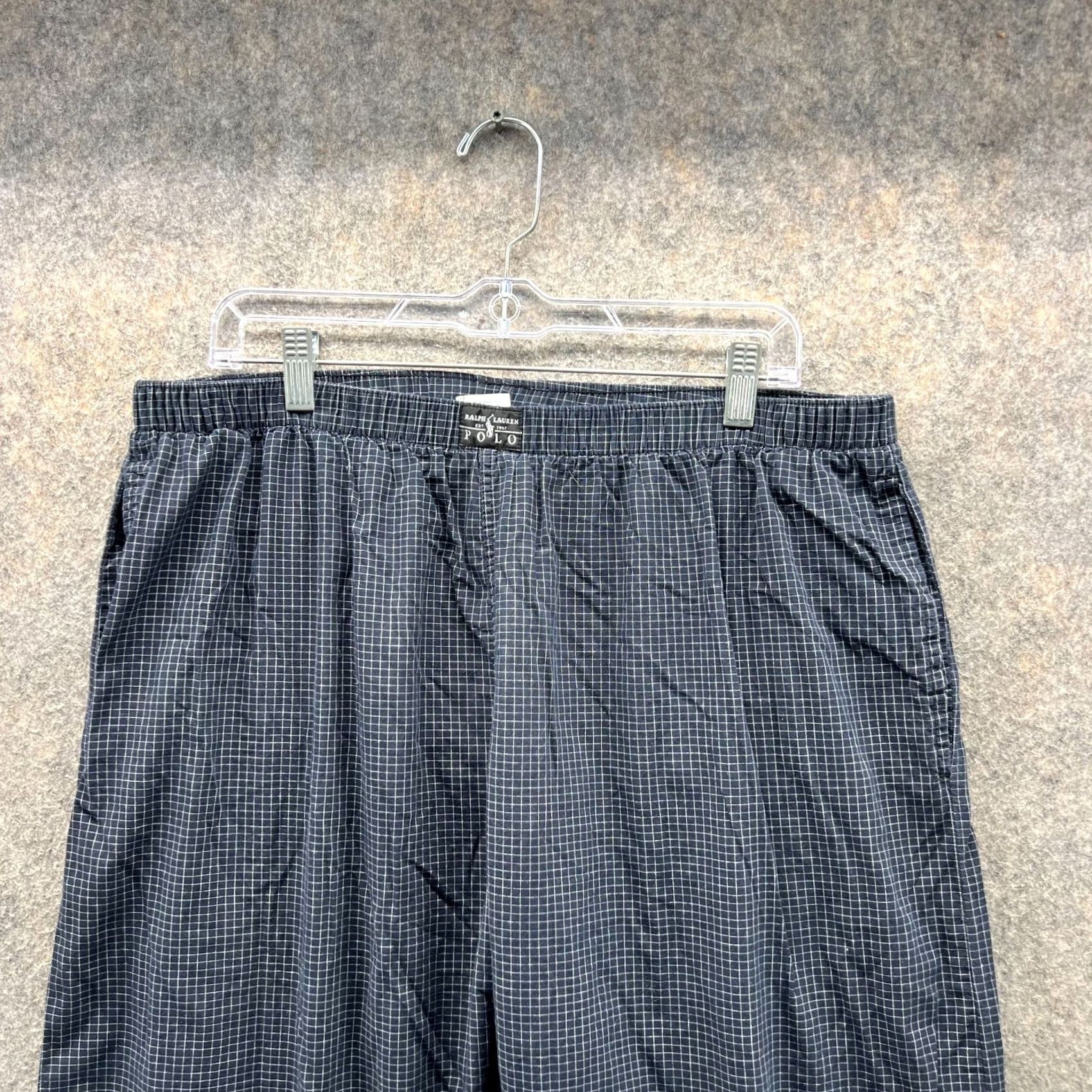 Polo Ralph Lauren VINTAGE Polo Ralph Lauren Pajama Pants Men Large Adult Black Sleepwear Stretch Soft Flannel Cotton Size US L / EU 52-54 / 3 - 3 Thumbnail