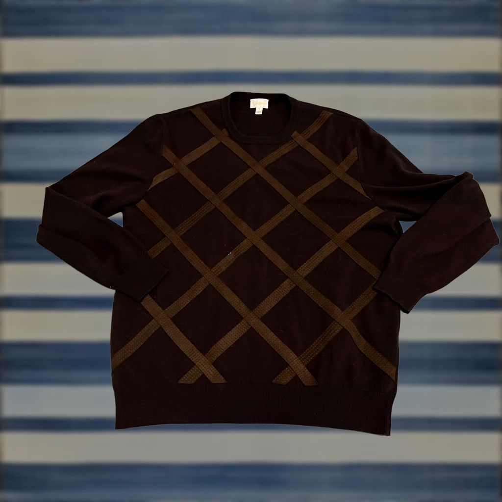 Brioni Brioni 100% Cashmere Brown Sweater Leather Details Size XXL Mens Pull-over Pullover 2XL Brown Cashmere Brioni Sweater Leather Details 90s? Size US XXL / EU 58 / 5 - 1 Thumbnail