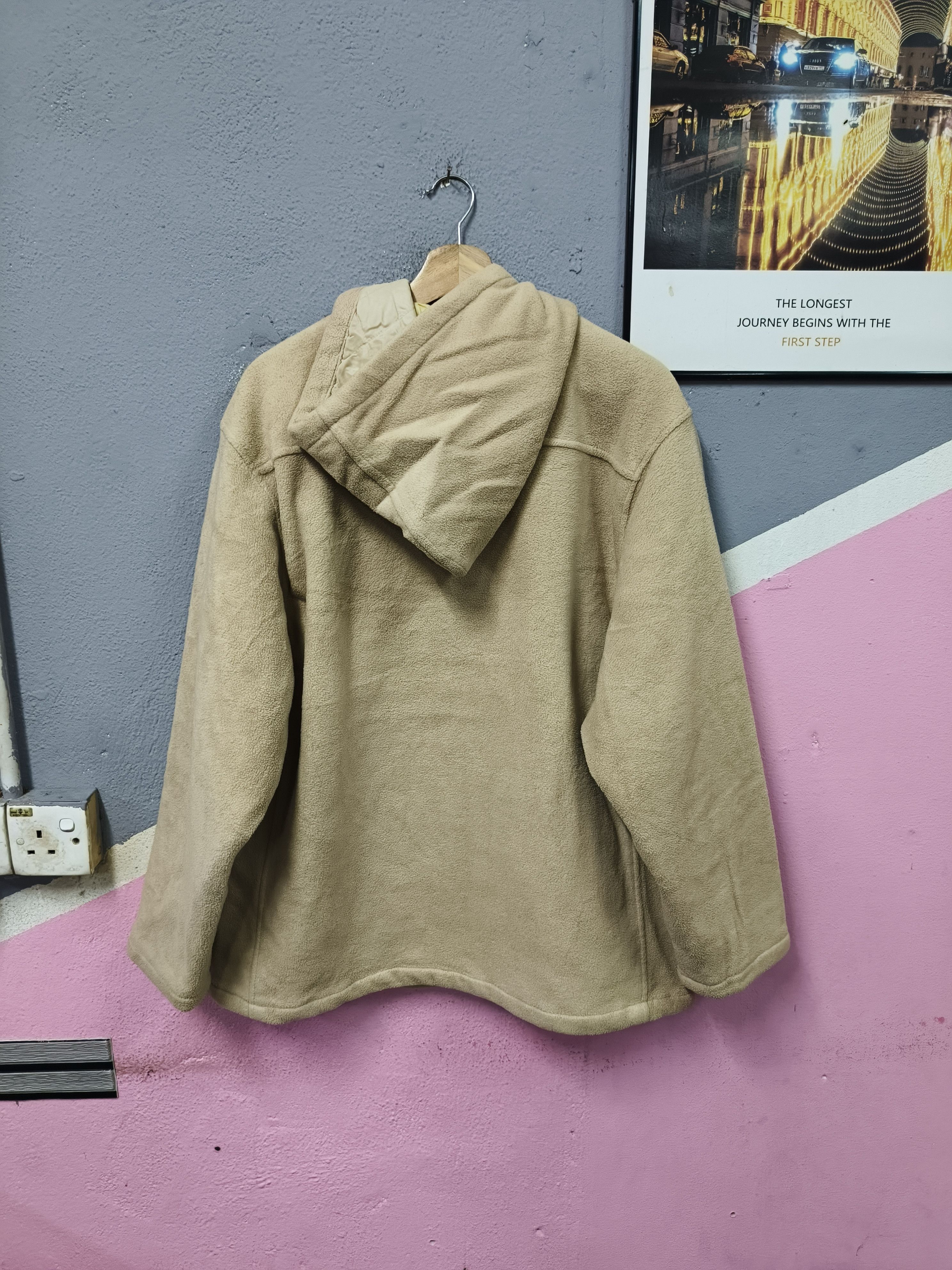 Japanese Brand Piko Polar Fleece Jacket Hooded Size US L / EU 52-54 / 3 - 4 Thumbnail