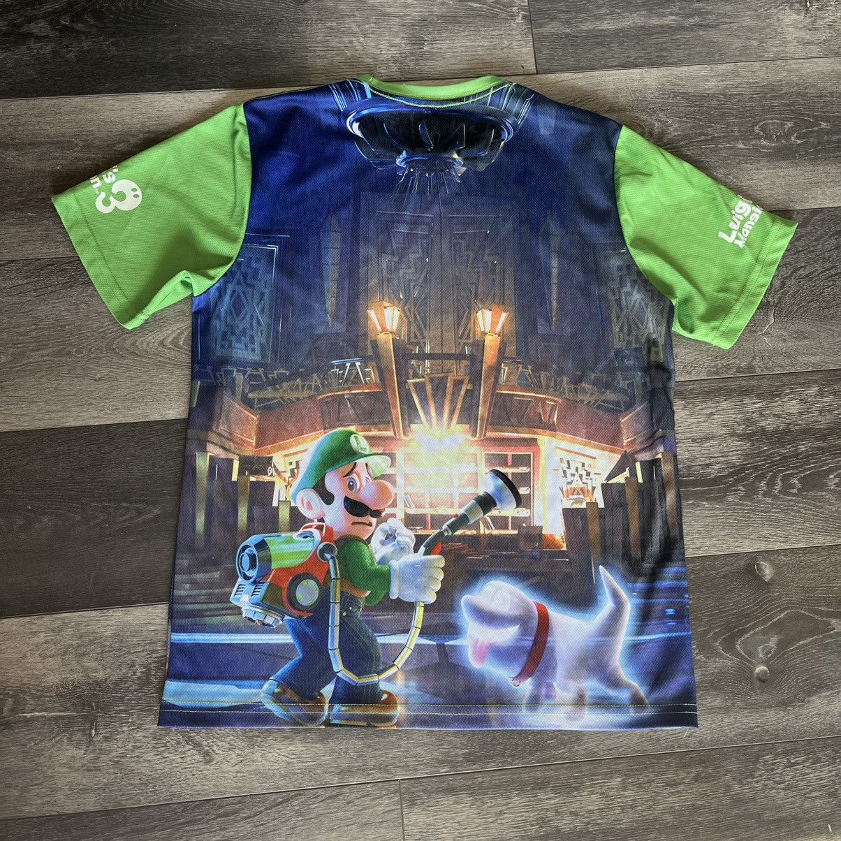 Nintendo Nintendo Luigi’s Mansion 3 Video Game 3D Logo Jersey T Shirt Size US S / EU 44-46 / 1 - 2 Thumbnail