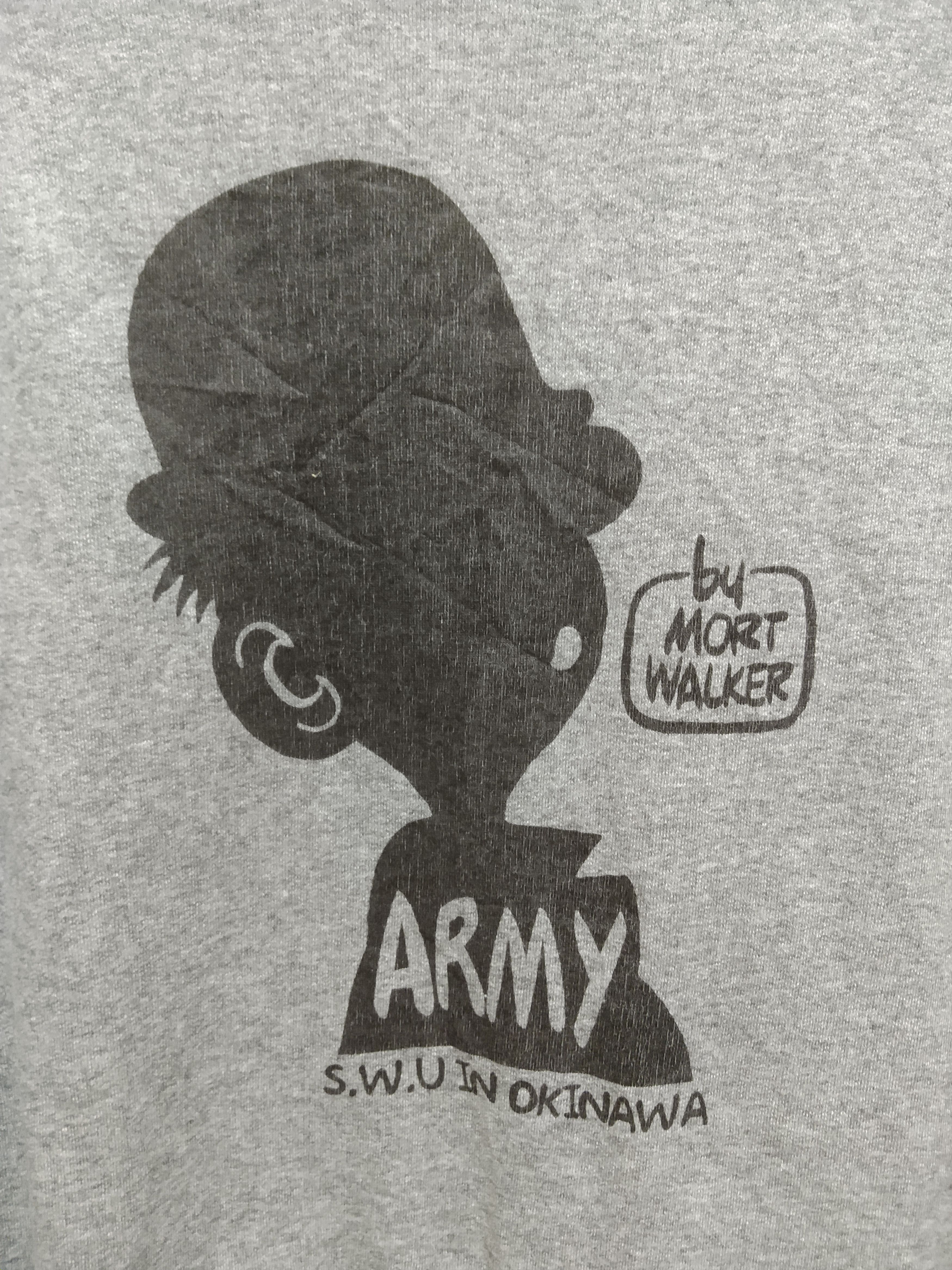 Vintage VINTAGE ARMY S.W.U IN OKINAWa by MORT WALKER SWEATSHIRT Size US M / EU 48-50 / 2 - 3 Thumbnail