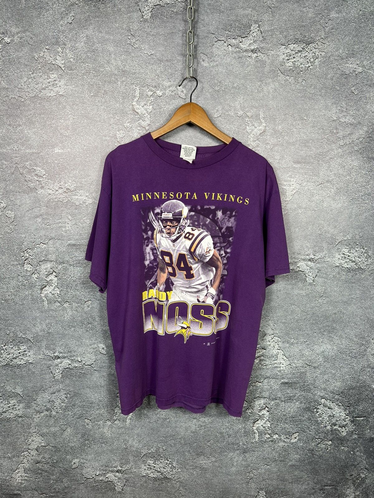NFL Vintage 1999 Randy Moss Minnesota Vikings T-shirt Tee Size US XL / EU 56 / 4 - 1 Thumbnail