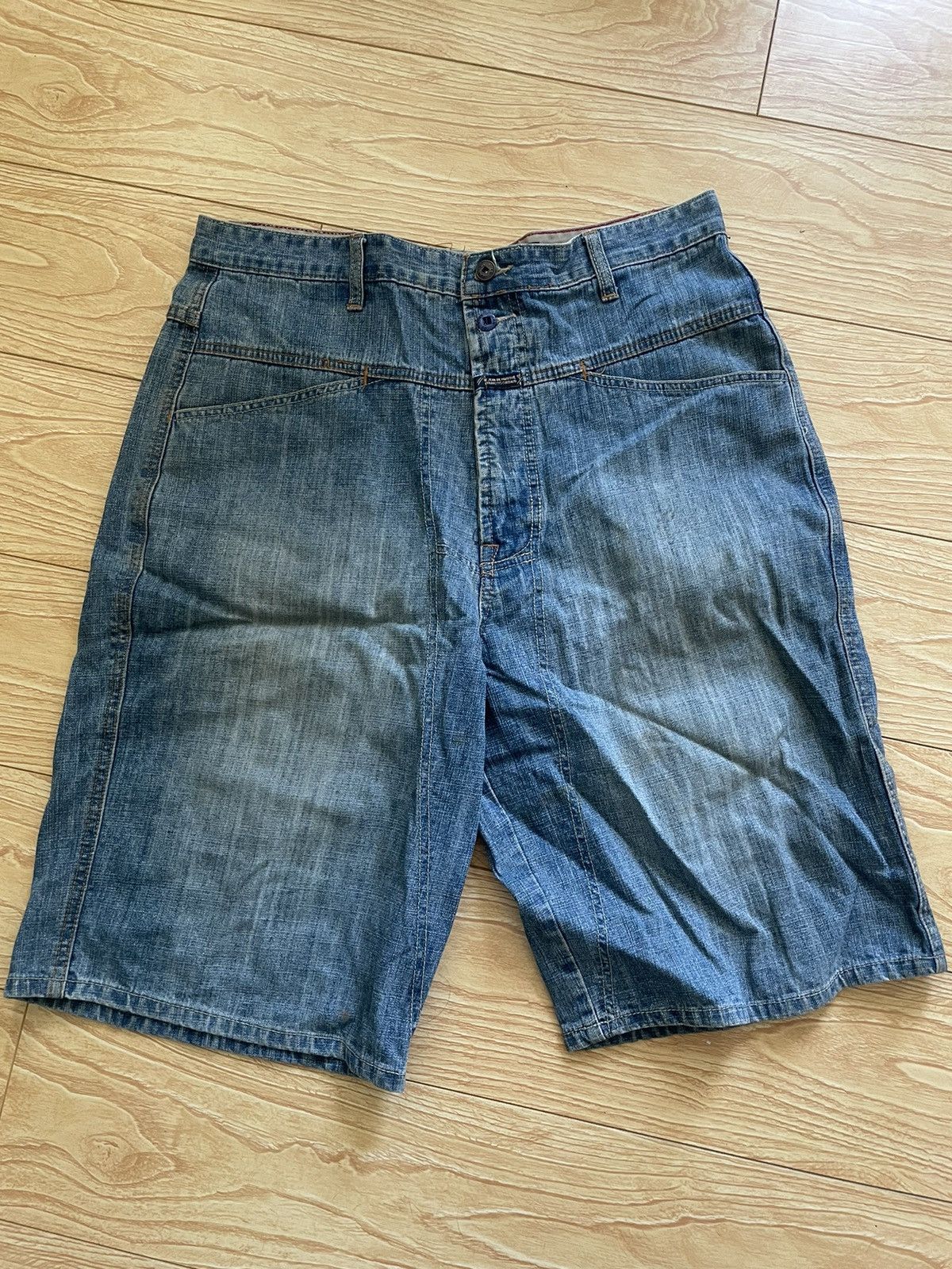 Marithe + Francois Girbaud Girbaud vintage denim shorts Size US 32 / EU 48 - 1 Thumbnail