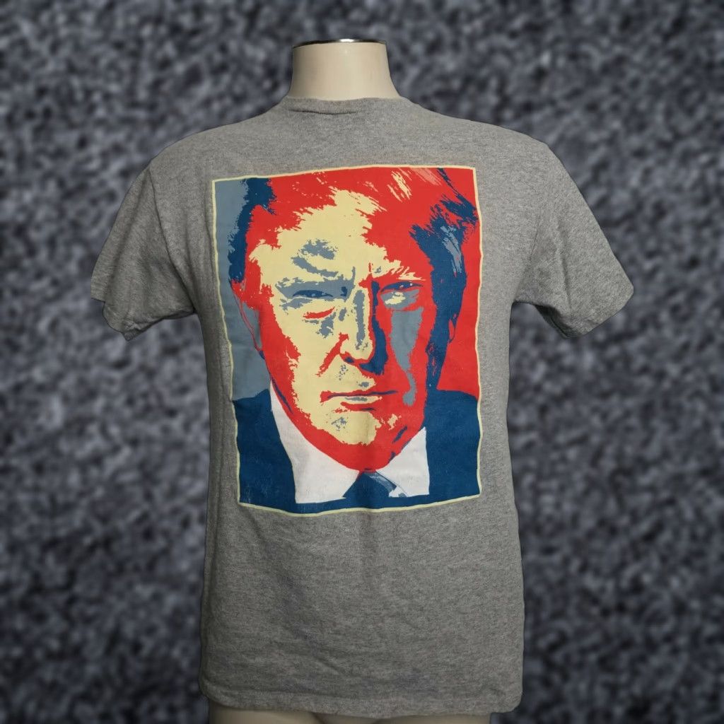 Gildan MENS M Donald Trump MAGA Angry Face T Shirt Grey Size US M / EU 48-50 / 2 - 1 Thumbnail