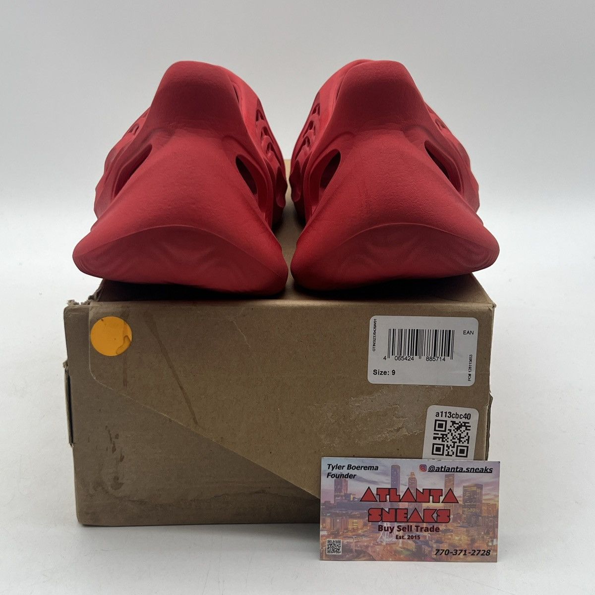 Adidas Yeezy foam runner vermillion Size US 9 / EU 42 - 3 Thumbnail