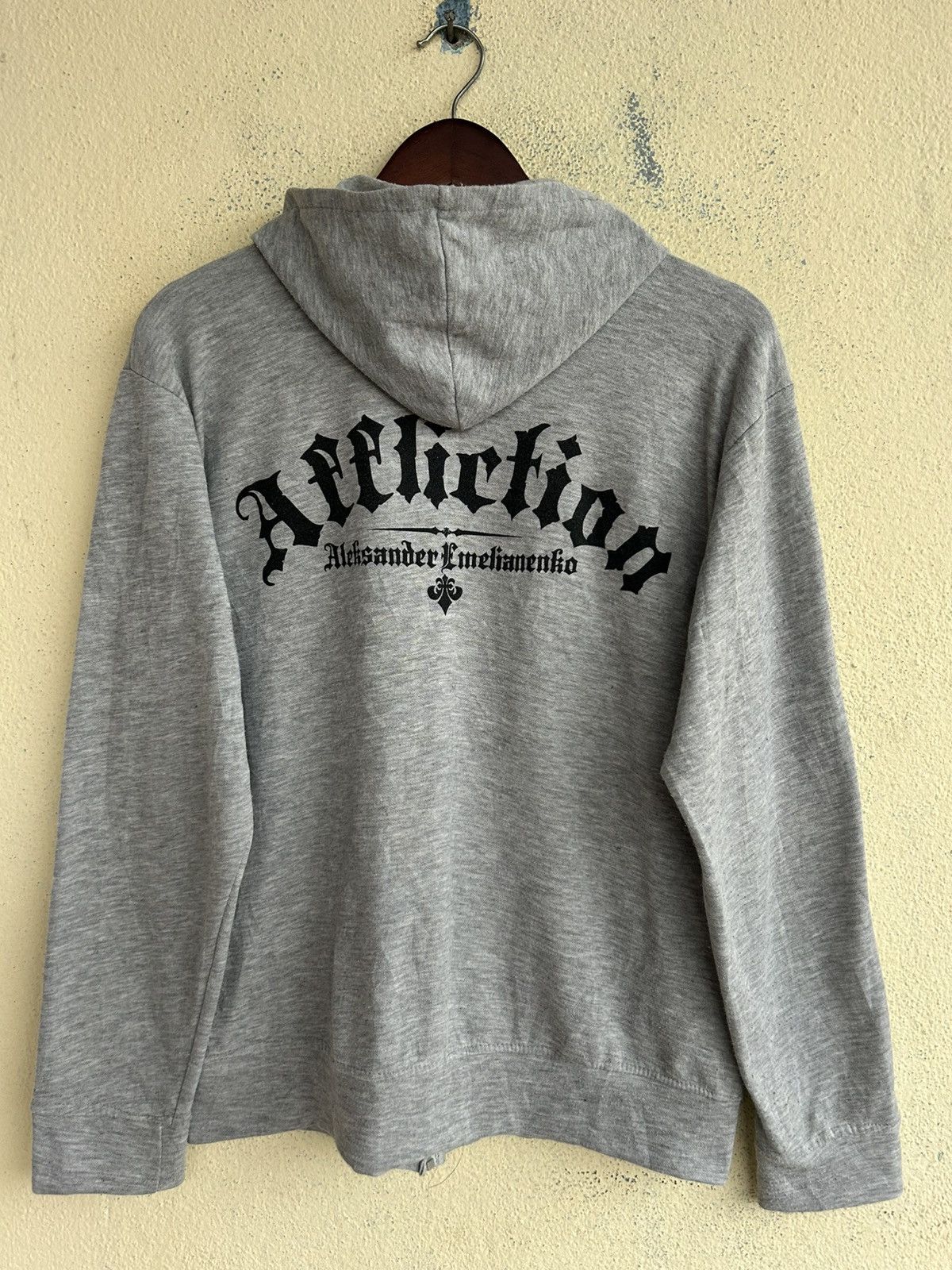 Japanese Brand Affliction Aleksander Melianenko MMA Skull Zip Up Hoodie Size US XS / EU 42 / 0 - 2 Thumbnail