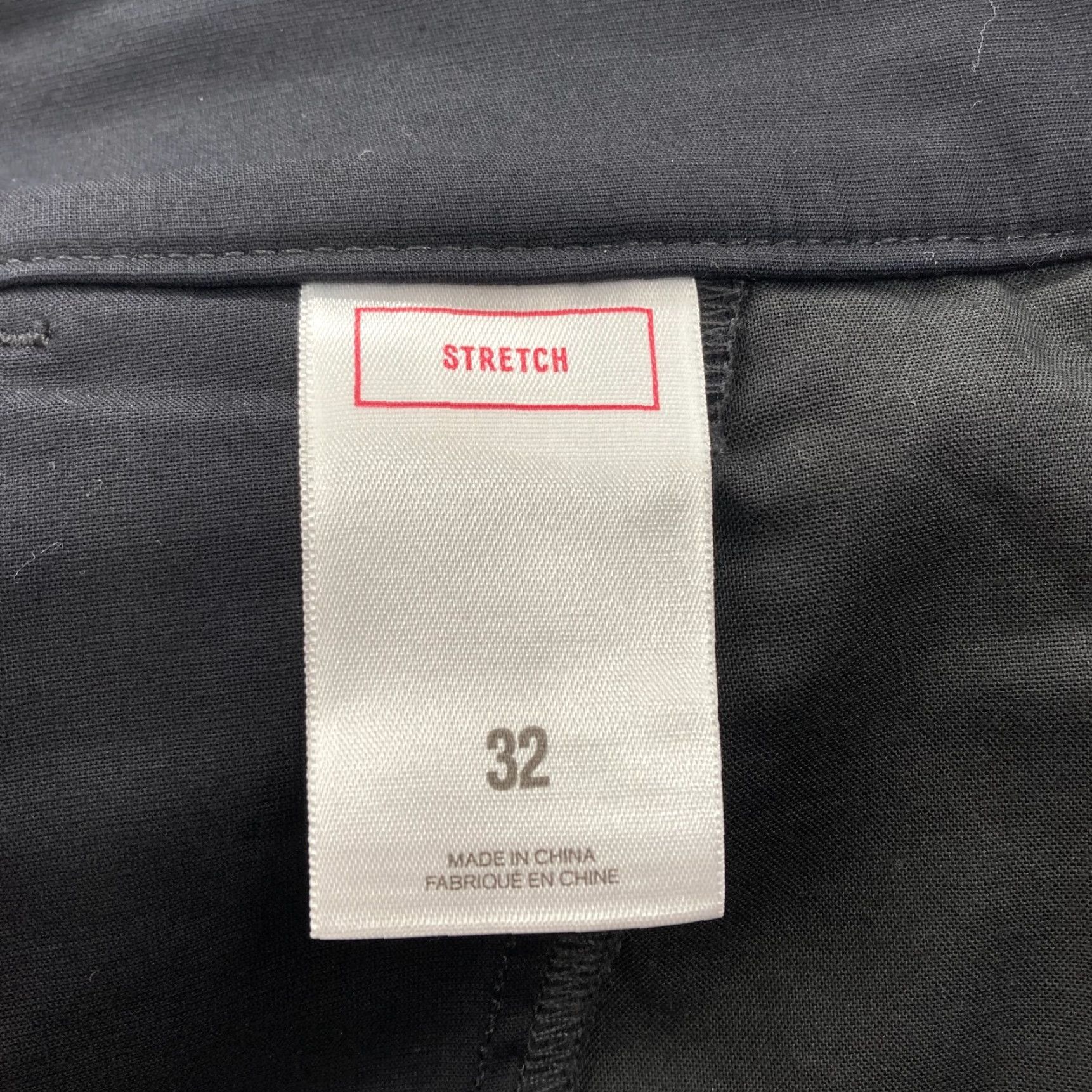 Express Express Pants Mens 32x27 Black Performance Stretch Fabric Slim Leg Mid Rise NWOT Size US 32 / EU 48 - 5 Thumbnail