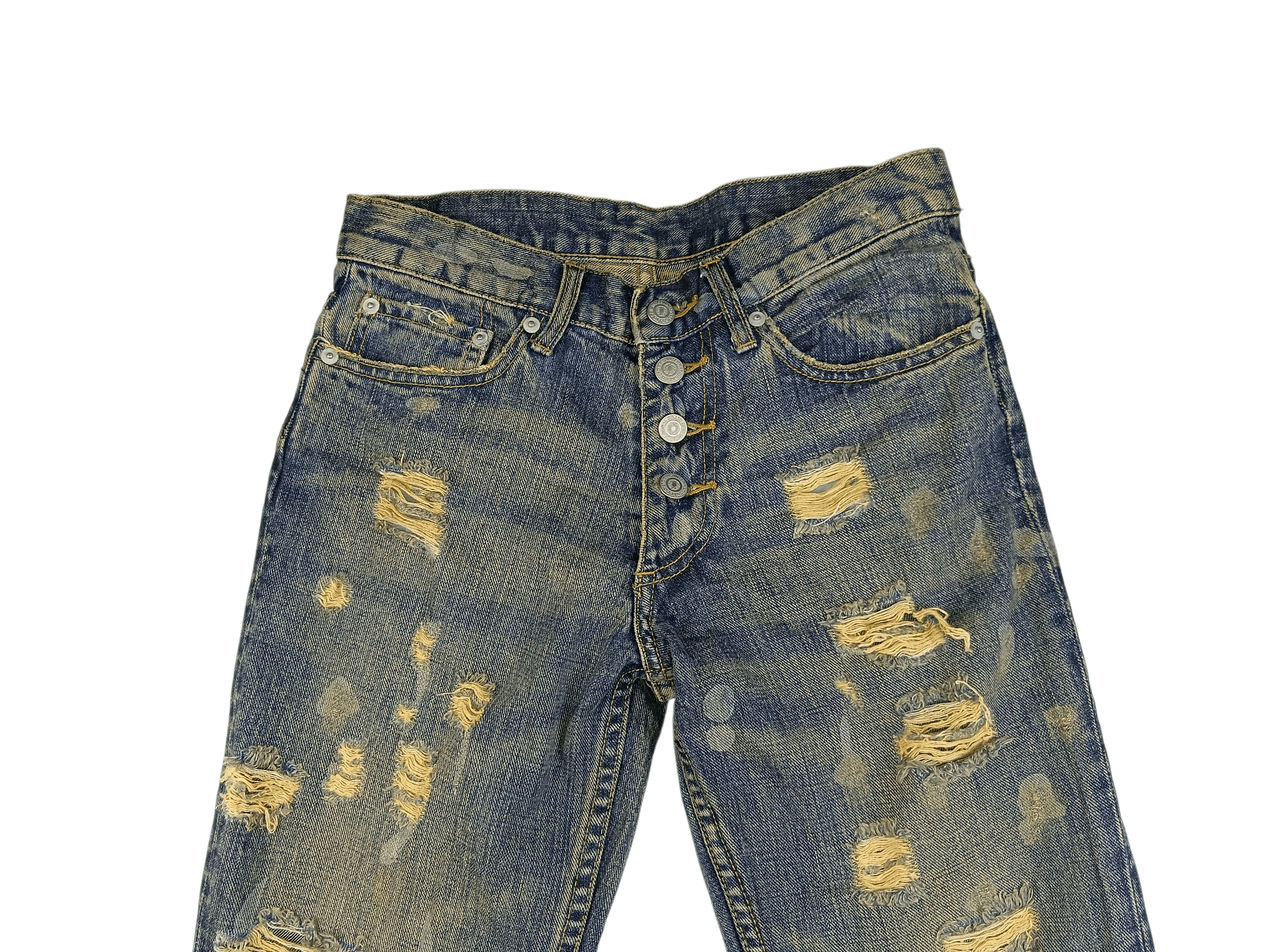Tornado Mart Vintage Tornado Mart Japan Distressed Flare Jeans Size US 30 / EU 46 - 3 Thumbnail