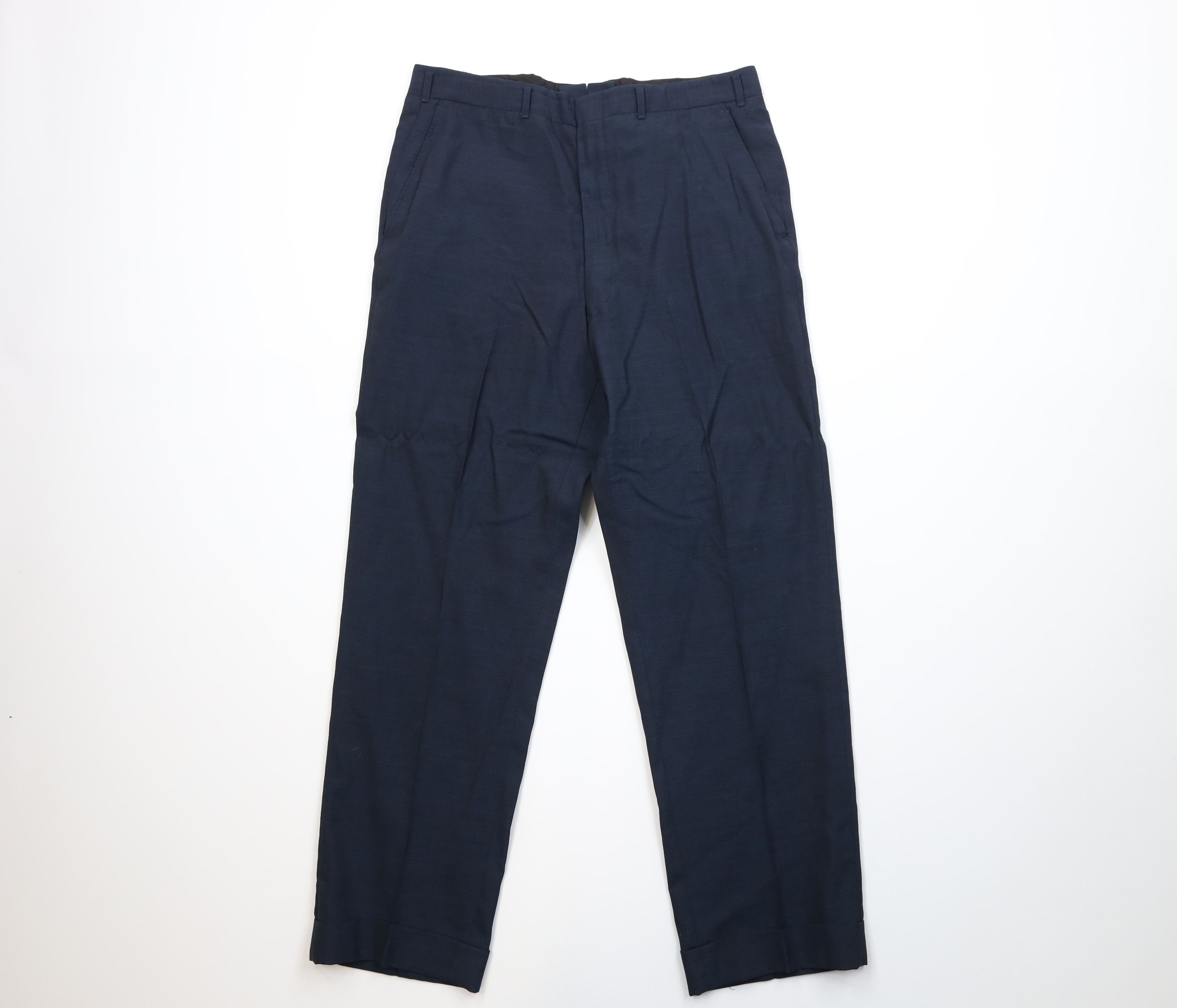 Vintage Vintage 50s 60s Streetwear Wool Blend Knit Chino Pants USA Size US 32 / EU 48 - 1 Thumbnail